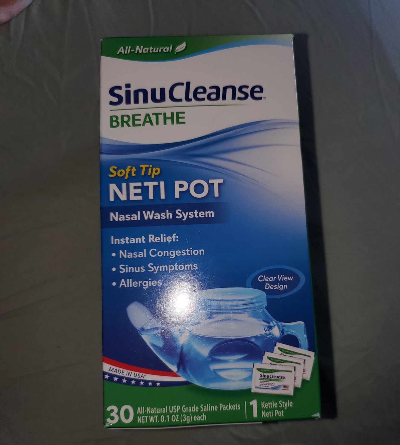 SinuCleanse Inhalo Nasal Dry Salt Portable Respiratory Inhaler | 100% All-Natural Salt Crystals Upper Respiratory Cleanser to Alleviate Nasal Congestion and Helps You to Breathe Easier customer photo 2