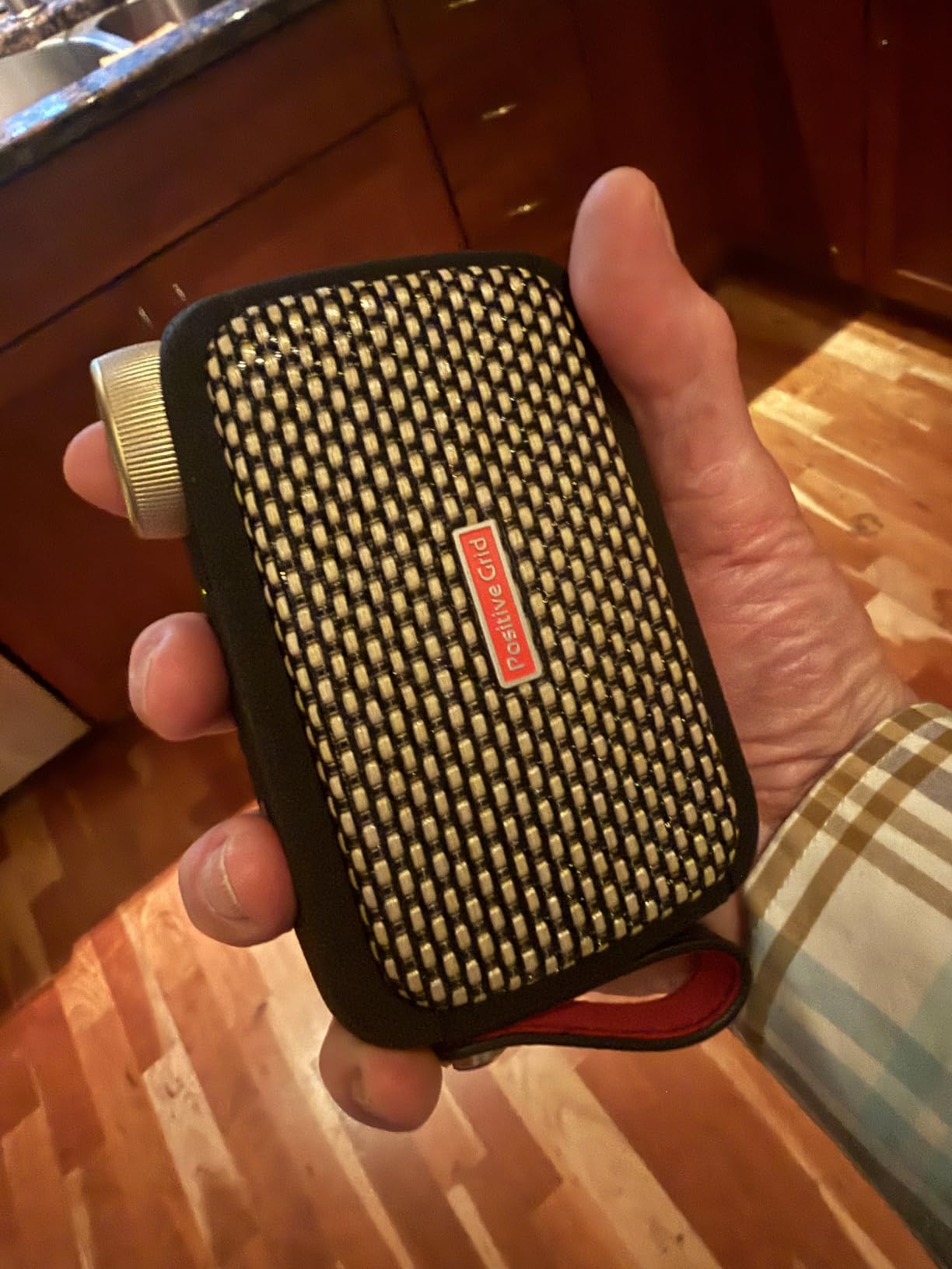 Positive Grid Spark GO 5W Ultra-Portable Smart Guitar Amp & Speaker | Ultra-portable amp & Bluetooth speaker in one. 33 amps, 43 effects, 100k+ tones, Spark AI, Smart Jam, up to 8-hr battery. customer photo 1