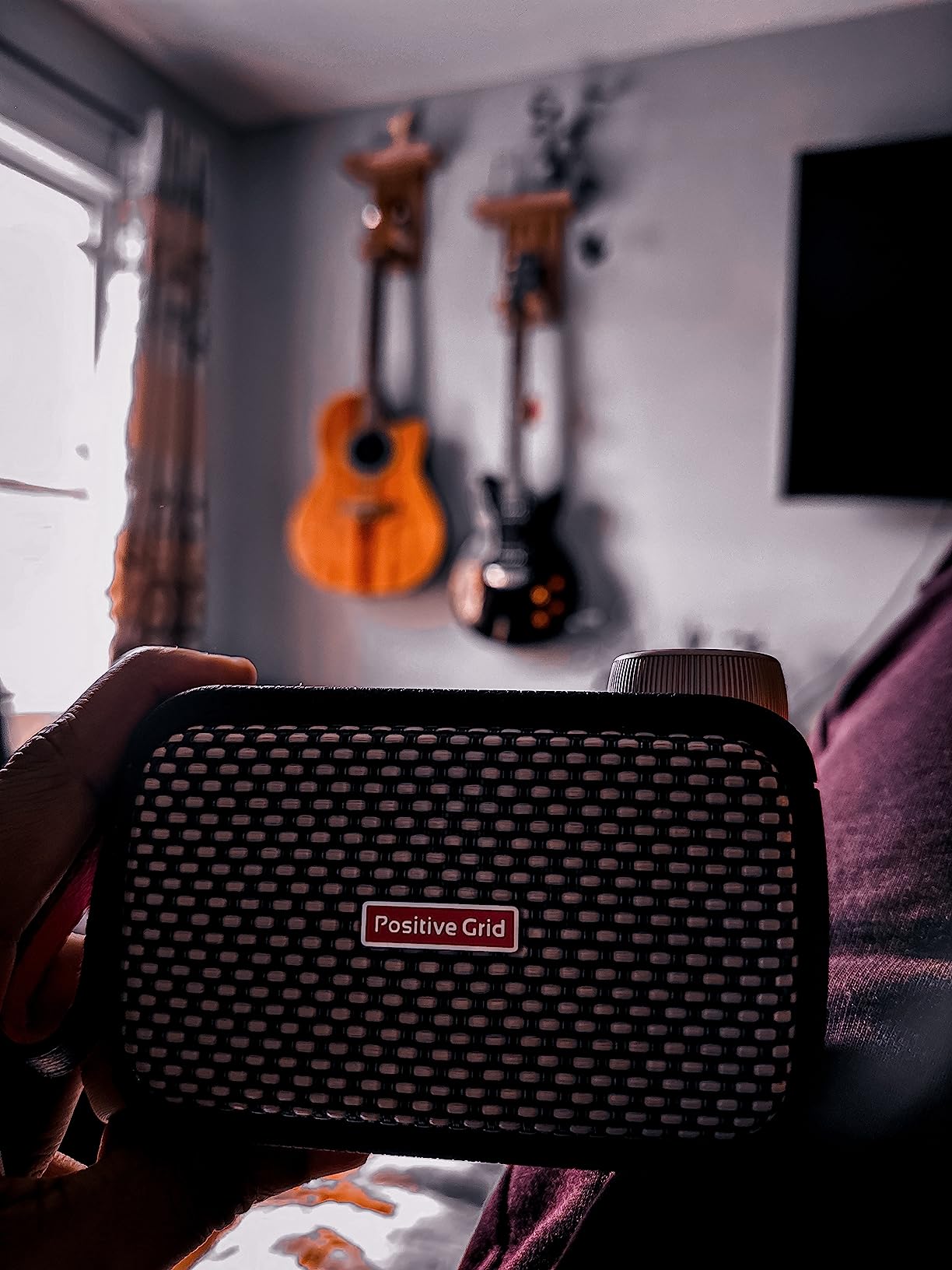 Positive Grid Spark GO 5W Ultra-Portable Smart Guitar Amp & Speaker | Ultra-portable amp & Bluetooth speaker in one. 33 amps, 43 effects, 100k+ tones, Spark AI, Smart Jam, up to 8-hr battery. customer photo 2