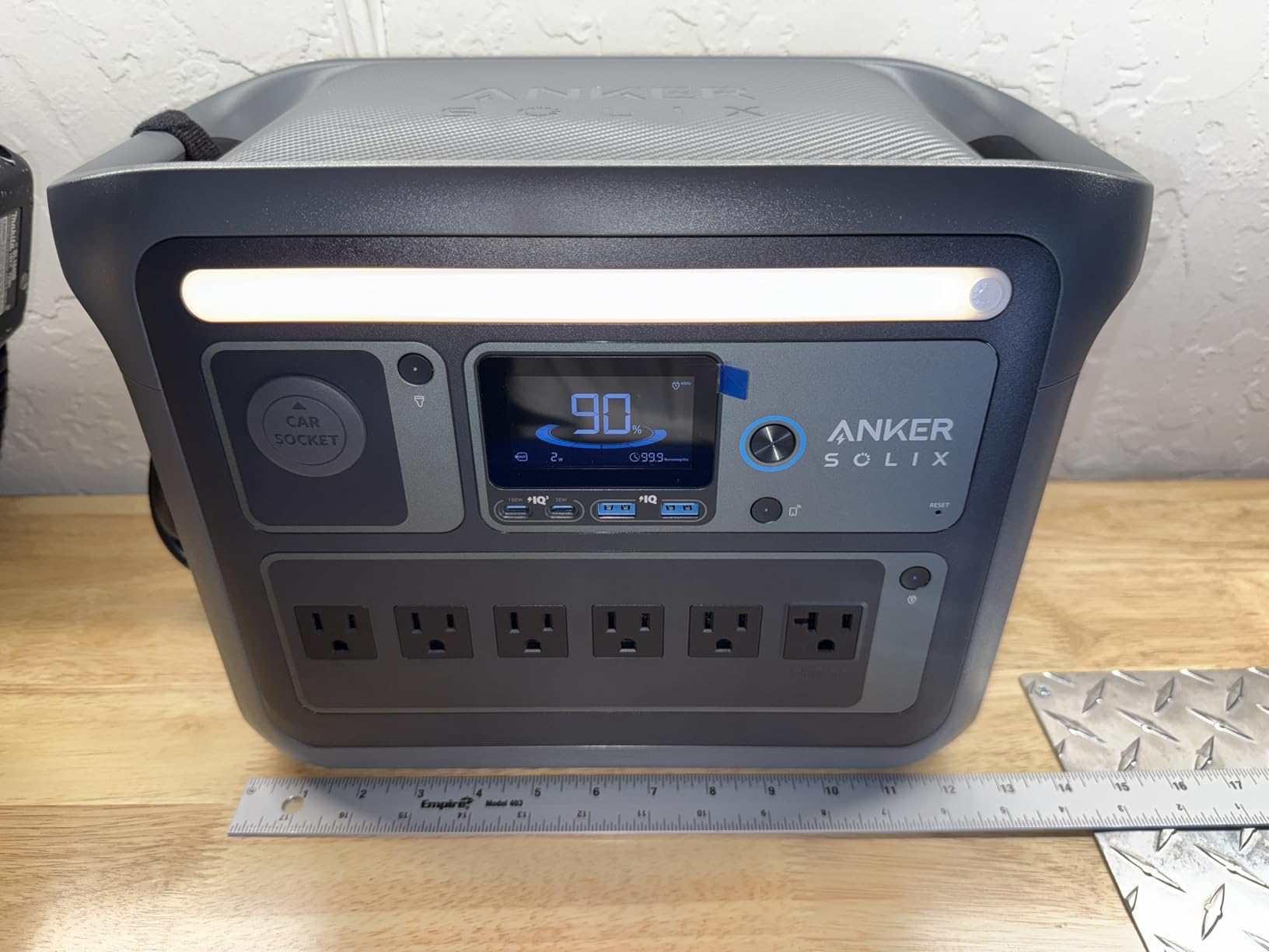 Anker SOLIX C1000 Portable Power Station, 1800W (Peak 2400W) Solar Generator, Full Charge in 58 Min, 1056Wh LiFePO4 Battery for Home Backup, Power Outages, and Outdoor Camping customer photo 1