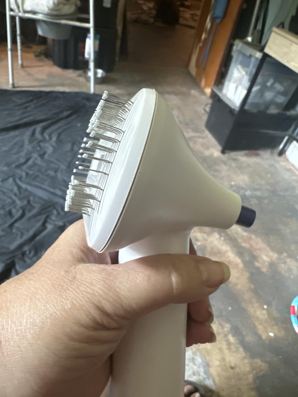 oneisall Dog Hair Vacuum Shedding Grooming Brush Kits for Pet Thick Coats | 15000Pa, 3 Suction Low Noise, 1.5L Dust Cup, 5 in 1 Kits customer photo 1