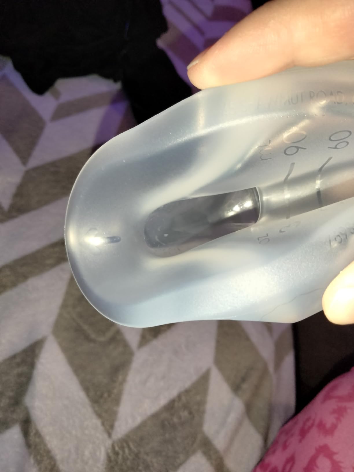 Boon Trove Silicone Manual Breast Pump Set - Hands Free Breast Milk Collector - Includes Polyester Travel Pouch - Breastfeeding Essentials - 2 Count customer photo 2