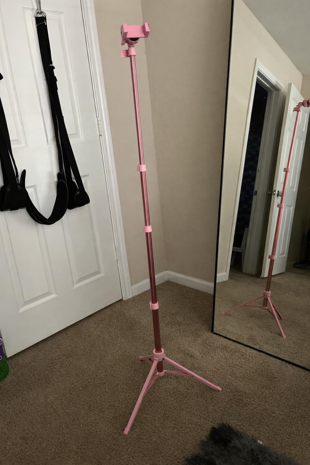 UBeesize 92'' Cell Phone Tripod Stand with 16.5'' Gooseneck and Remote, Overhead Tripod with Adjustable 360°Ball Head & Phone Holder for iPhone17 Pro Max/Pro/Plus/ /16/15/14/13, Android Cell Phone customer photo 1