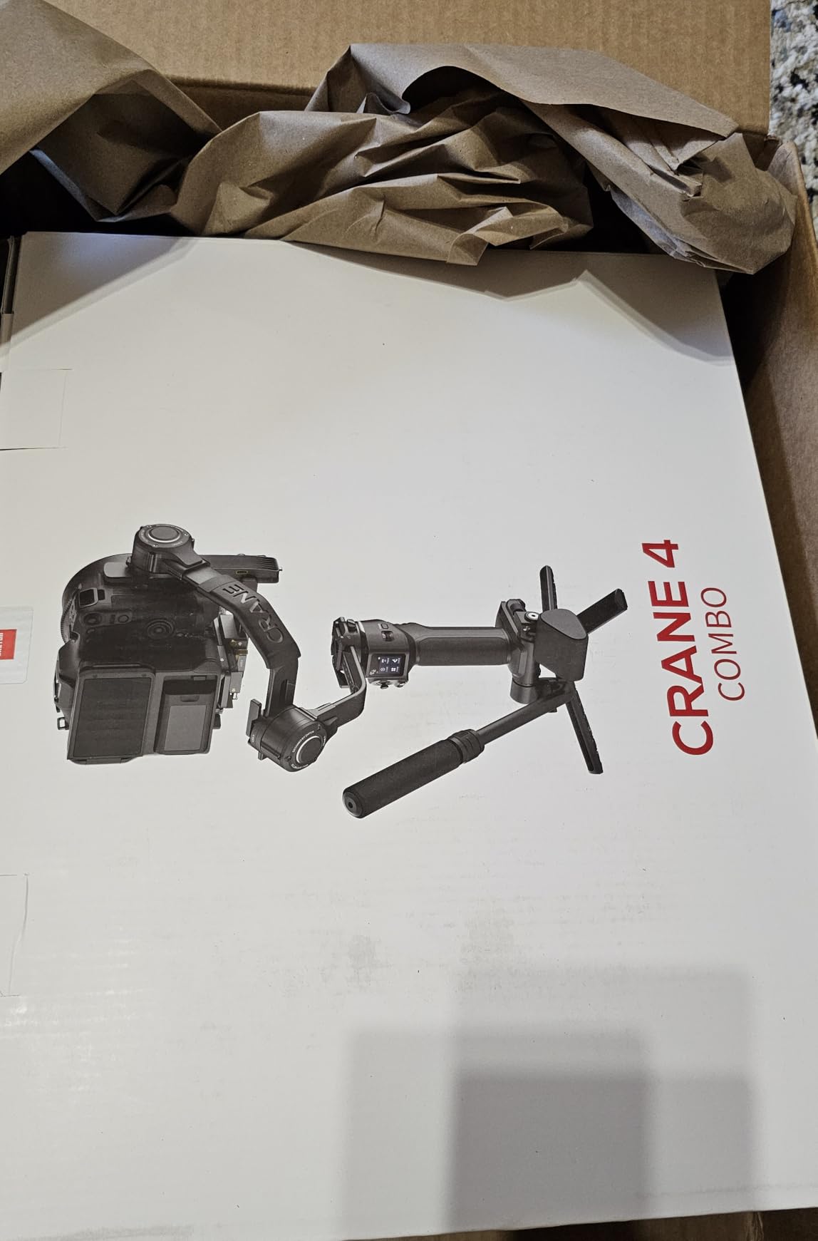 ZHIYUN Crane 4 Combo, 3-Axis Gimbal Stabilizer for Camera | for DSLR and Mirrorless Camera, Nikon Sony Panasonic Canon Fujifilm BMPCC 6K, Fill Light, PD Fast Charge customer photo 2