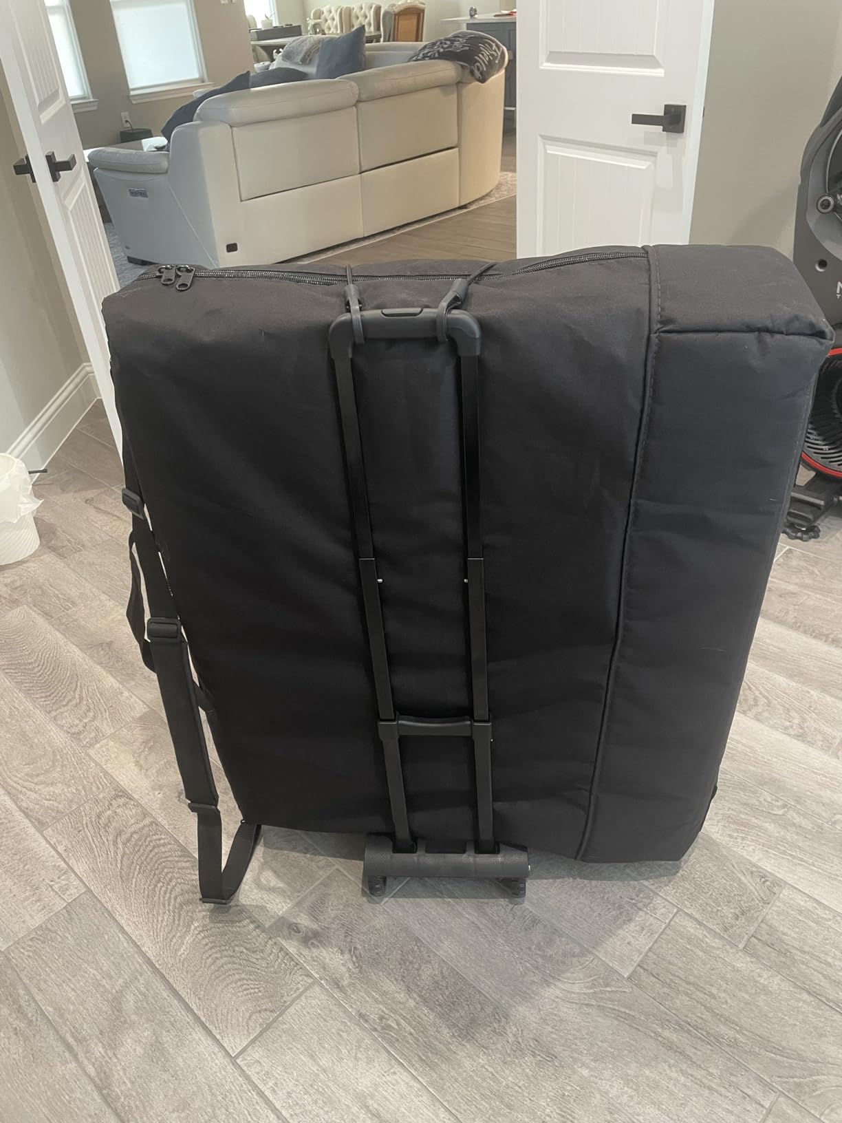Masajeo Massage Table Cart Carrier Portable with Wheels customer photo 1