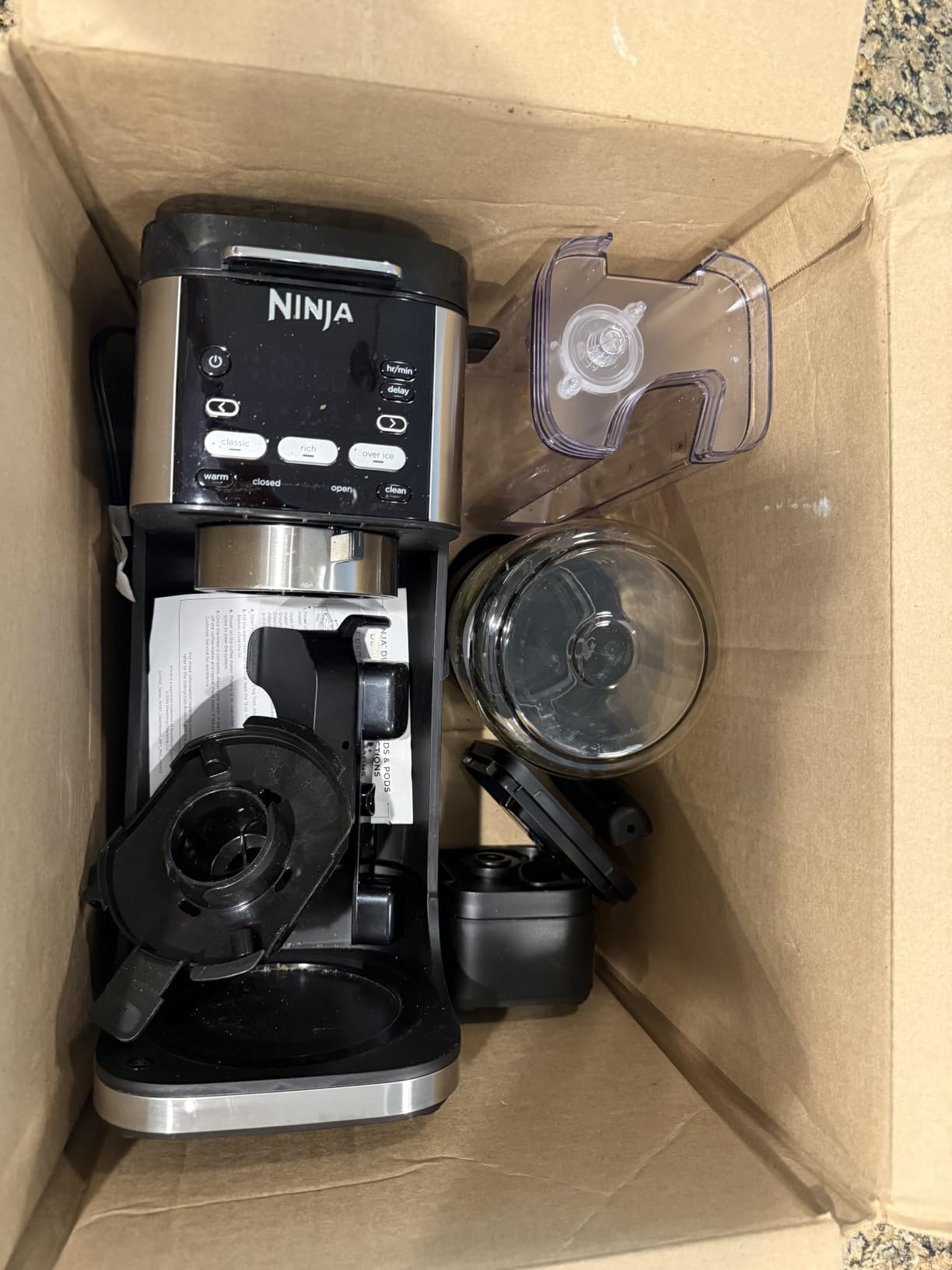 Ninja Drip Coffee Maker, DualBrew Pro Hot & Iced, Black, CFP101 | Single Serve to Carafe, Brew with Pods & Grounds, Compatible with K Cups, 3 Brew Styles, 60oz Removable Reservoir customer photo 2