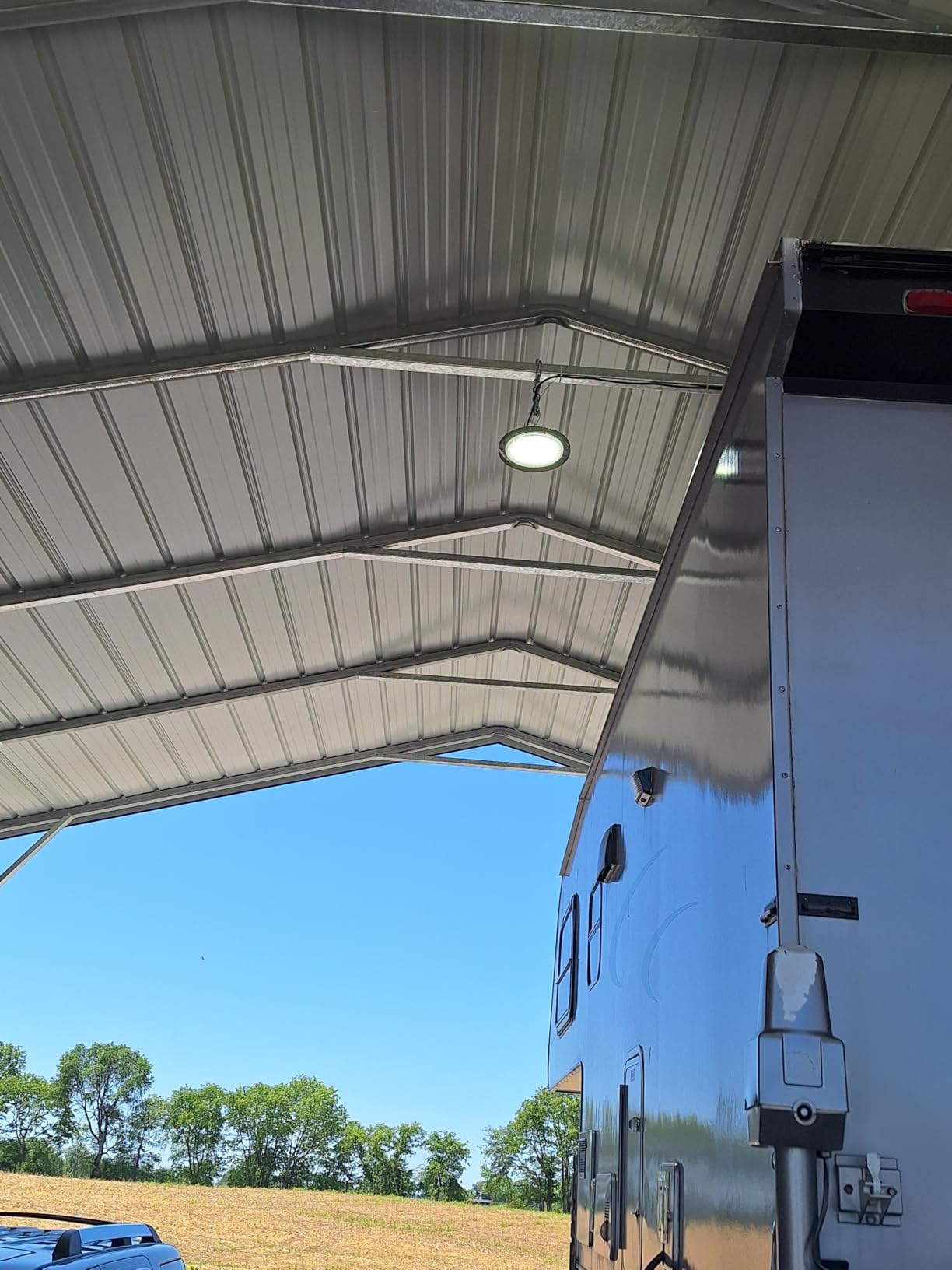 CINOTON 160W UFO LED High Bay Light, Aluminum LED Shop Lights with 24000LM, 5000K Commercial Bay Lighting for Warehouse Garage Workshop Factory, 6' Cable & Safety Rope, ETL Listed 1 Pack customer photo 1