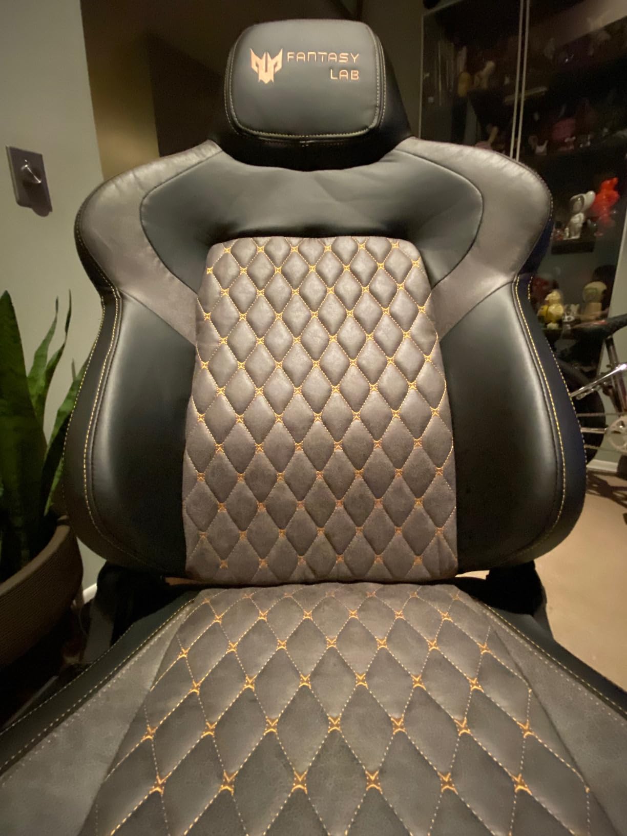 Big and Tall Gaming Chair 440LBS Gaming Chair with Metal Base Memory Foam Lumbar 4D Adjustable Armrest Computer Chair for Heavy People Ergonomic High-Back Computer Chair customer photo 2