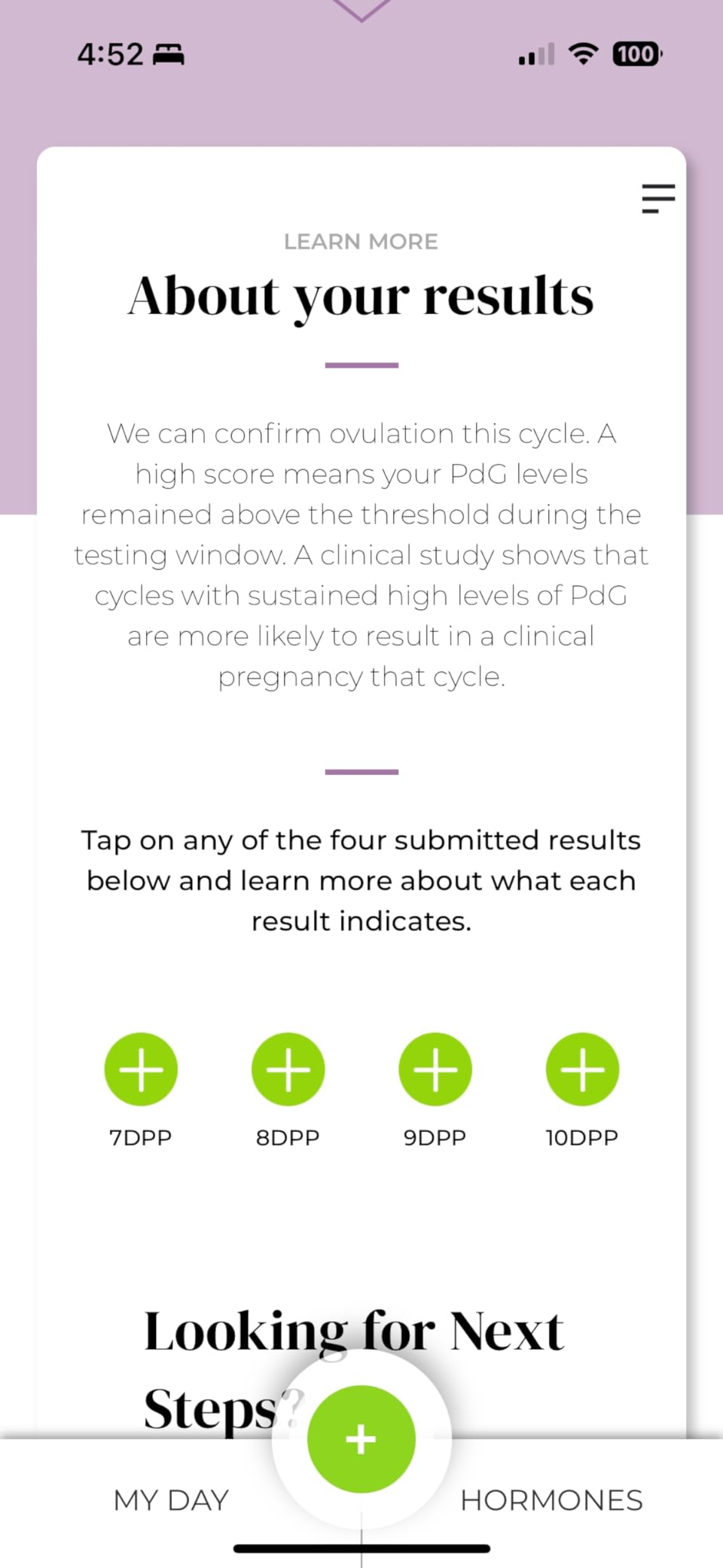 Proov Complete Fertility Test Kit - FSH, LH, Estrogen & Progesterone | At-Home Fertility Monitor & Hormone Tracker - OPK for Women - For Family Planning - Non-Invasive - 1 Cycle Kit - 20 Tests customer photo 2