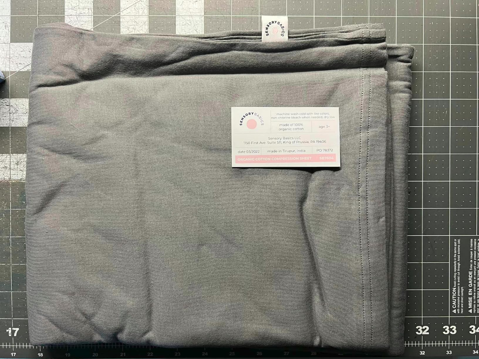 Organic Cotton Compression Sheet - Sensory Bed Sheet - Sensory Compression for Kids - Twin Size customer photo 1
