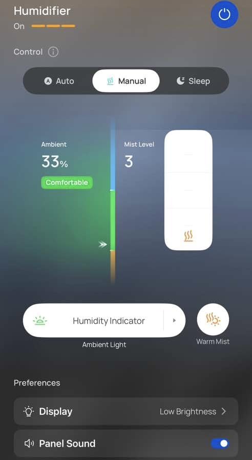 DREO 6L Smart Humidifiers for Bedroom, Warm & Cool Mist for Large Room, 60-Hour Quiet Runtime, 500ML/H Output, Smart Humidity Sensor, App Control, Works with Alexa & Google customer photo 1