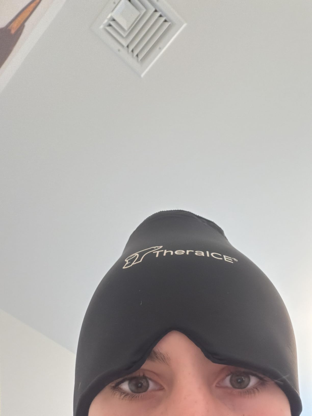 TheraICE Migraine Relief Cap PRO, Headache Hat Ice Pack Mask Cold Head Wrap | FocusZone Extra Cooling, Cold Compress Head Wrap with Pressure for Tension Headache, Stress and Hangover customer photo 1