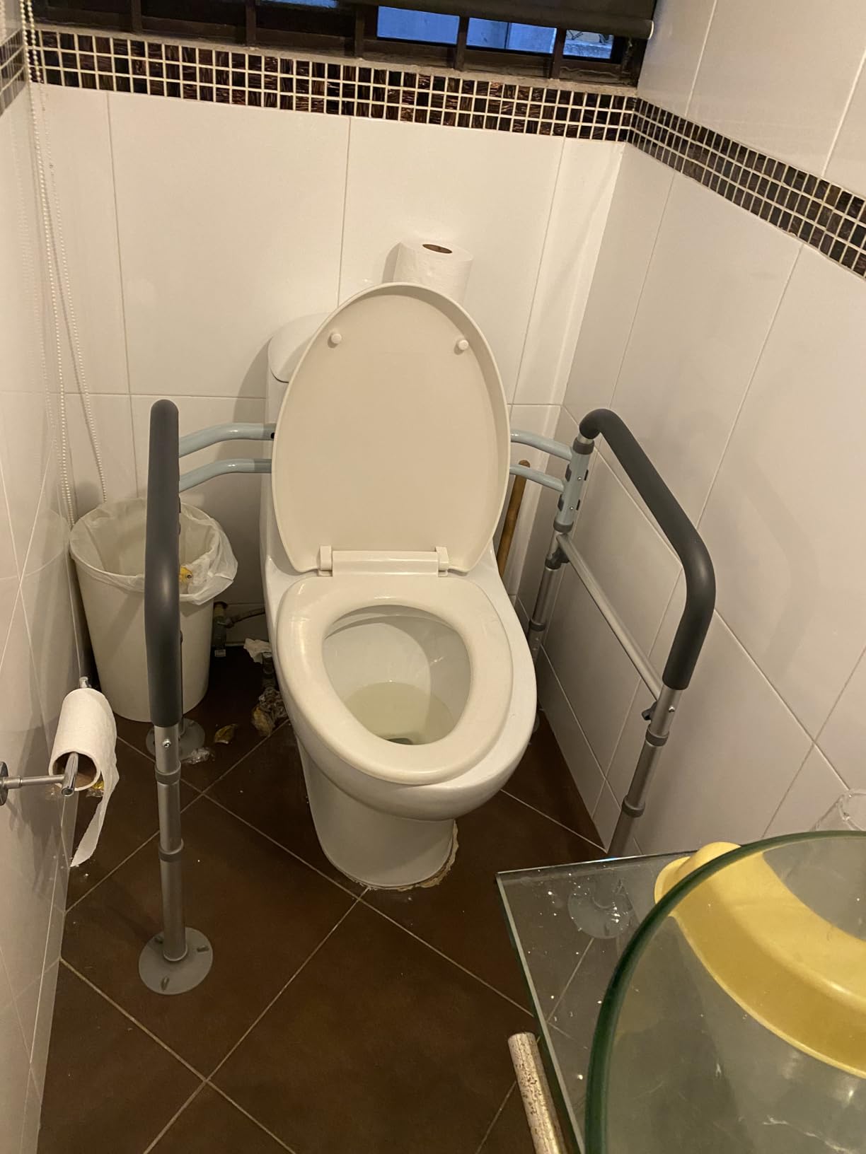 Toilet Safety Rails (350 LB), Toilet Handle Frame for Elderly | Adjustable, Foldable Toilet Bars for Disabled Adults, Supports All Toilet Types customer photo 2