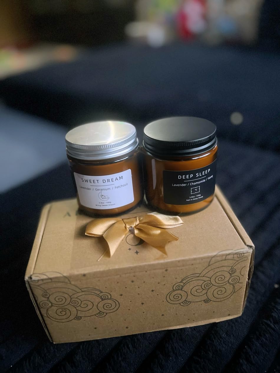 Scented Candles, BOYUJK Candles for Home Scented, Candle Set for Stress Relief and Promote Sleep, Candle Gifts for Women and Men customer photo 1