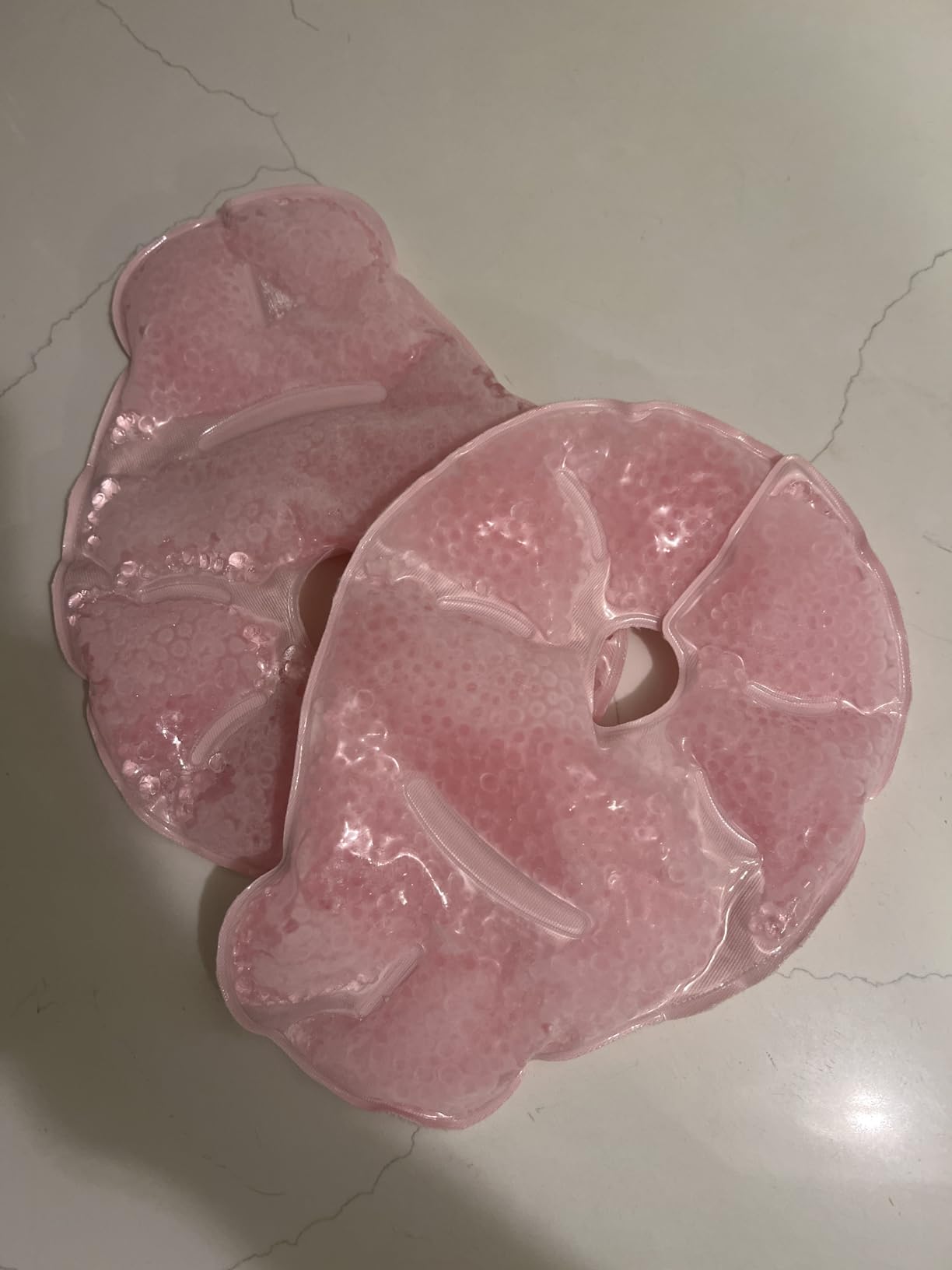 Hot/Cold Breast Gel Ice Packs Breastfeeding Cooling/Heat Pad Pain Relief | Also for Nursing Pain, Mastitis, Engorgement, Swelling, Plugged Ducts, Boost Milk Let-Down & Production, Pink, 2 Pack customer photo 1