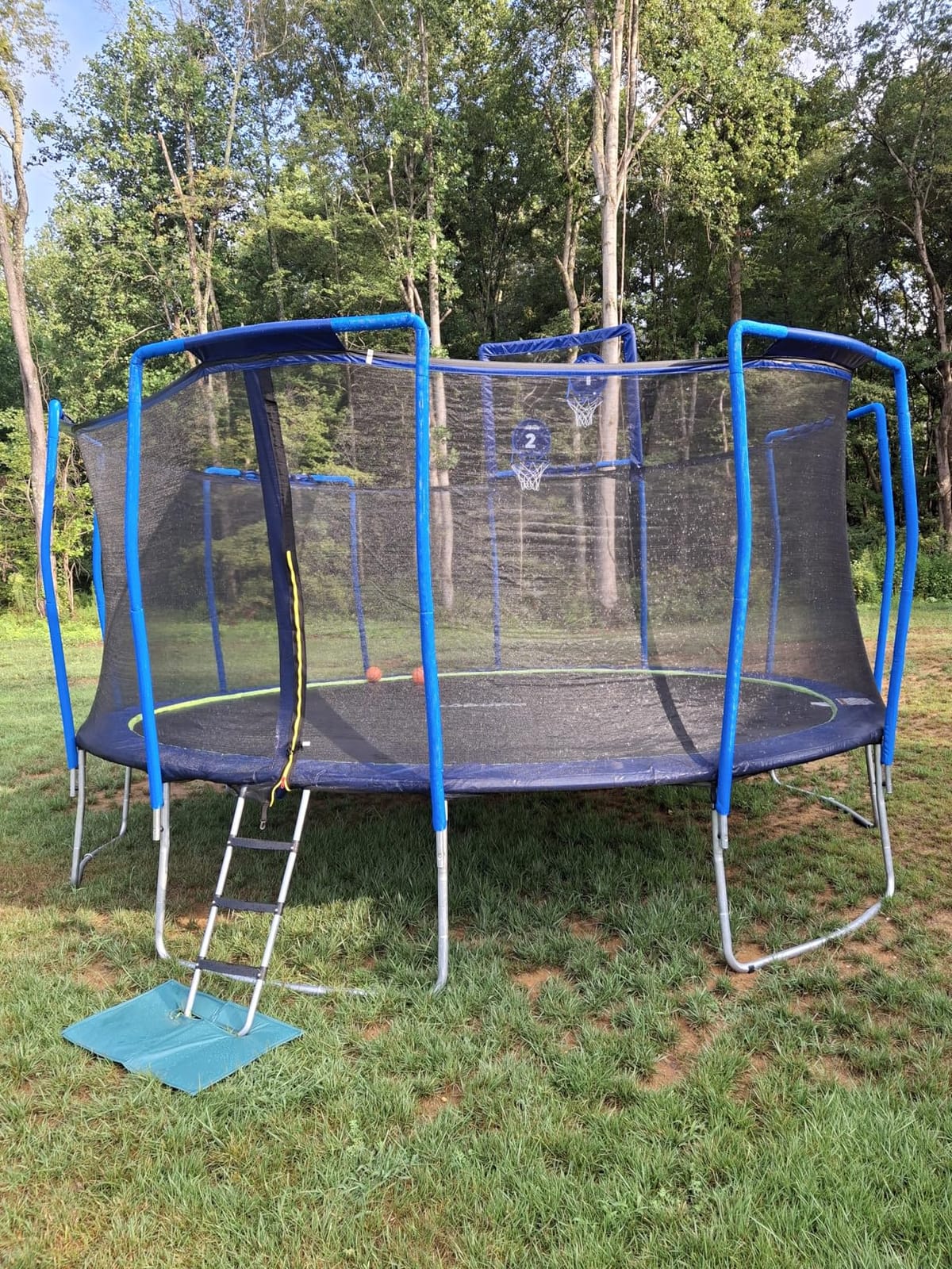 Zupapa 1800LBS Capacity No-Gap Design 16 15 14 12 10FT Trampoline with Safety Enclosure Net and Non-Slip Ladder 10-Year Quality Assurance customer photo 1