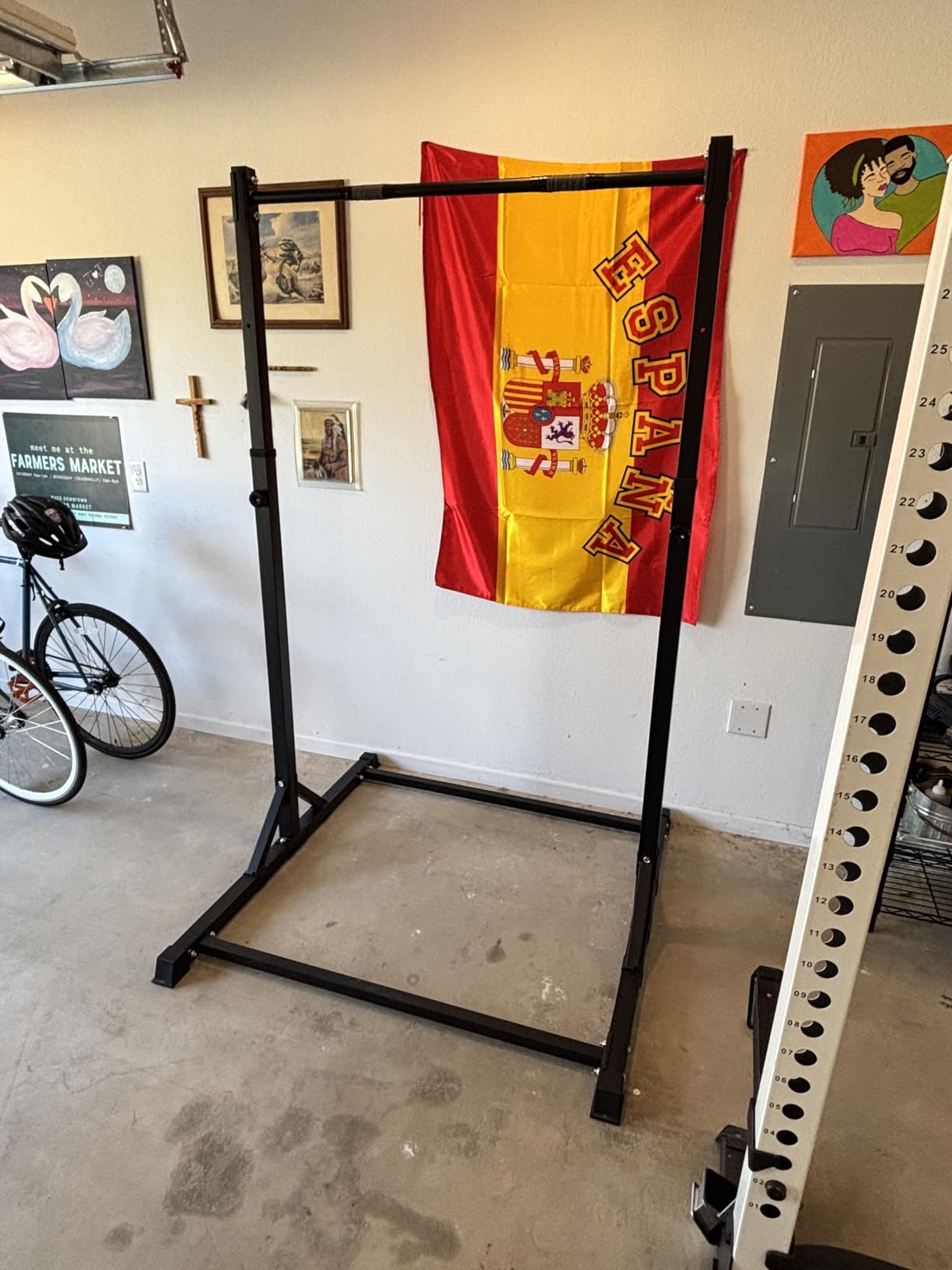 Pull Up Station, Bongkim Power Tower Portable Pullup Bar Station, Pull Up Bar for Home Gym, Pull Up Tower Station 330LBS customer photo 2