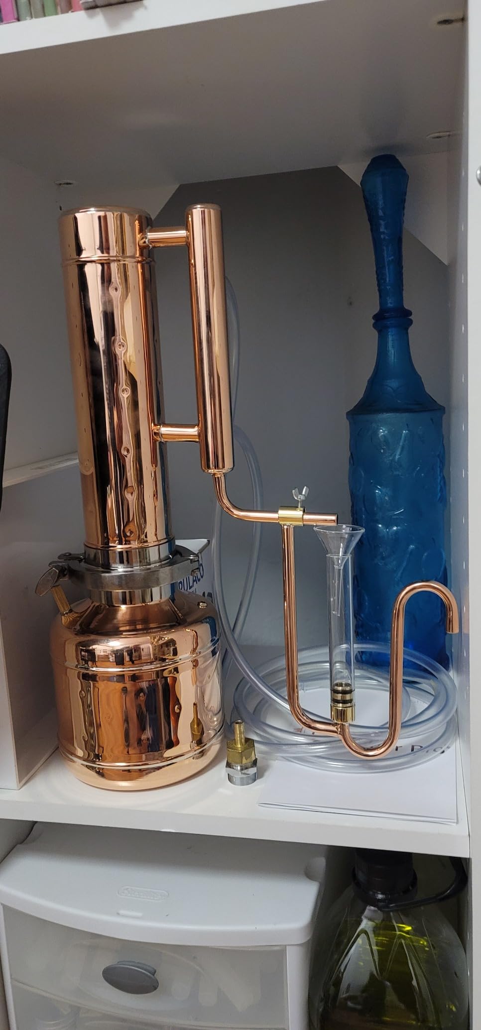Essential Oil Distiller Kit For Steam Distillation Oil Making and Extracting - Home Distiller Equipment Diy Essential Oil from Herbs, Plants and Flowers (4 Gall (15L)) customer photo 2