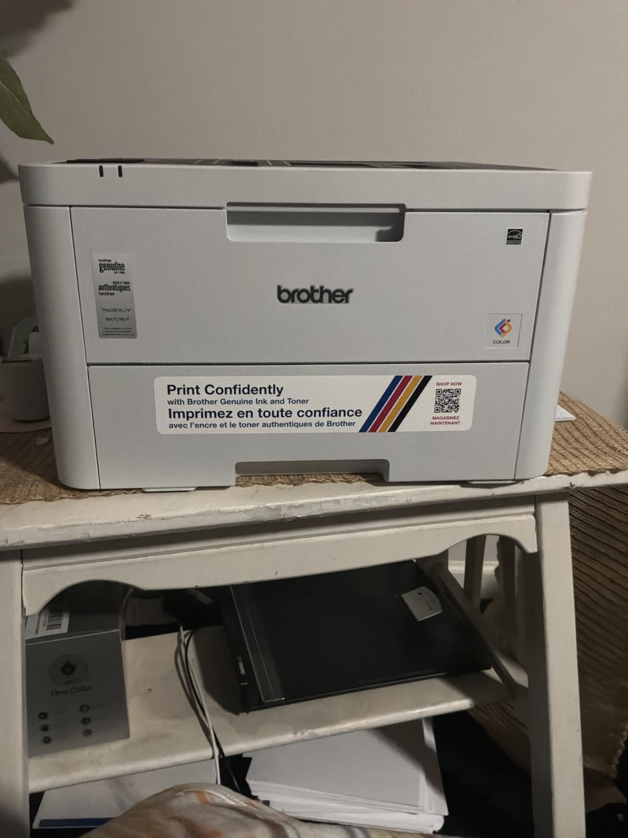 Brother Color Laser Printer with Wireless Printing Fast 19 PPM Output, Duplex Feature, Mobile Device Compatible, 250-Sheet Paper Tray for Professional Home Office Printing (HL-L3220CDW) customer photo 2