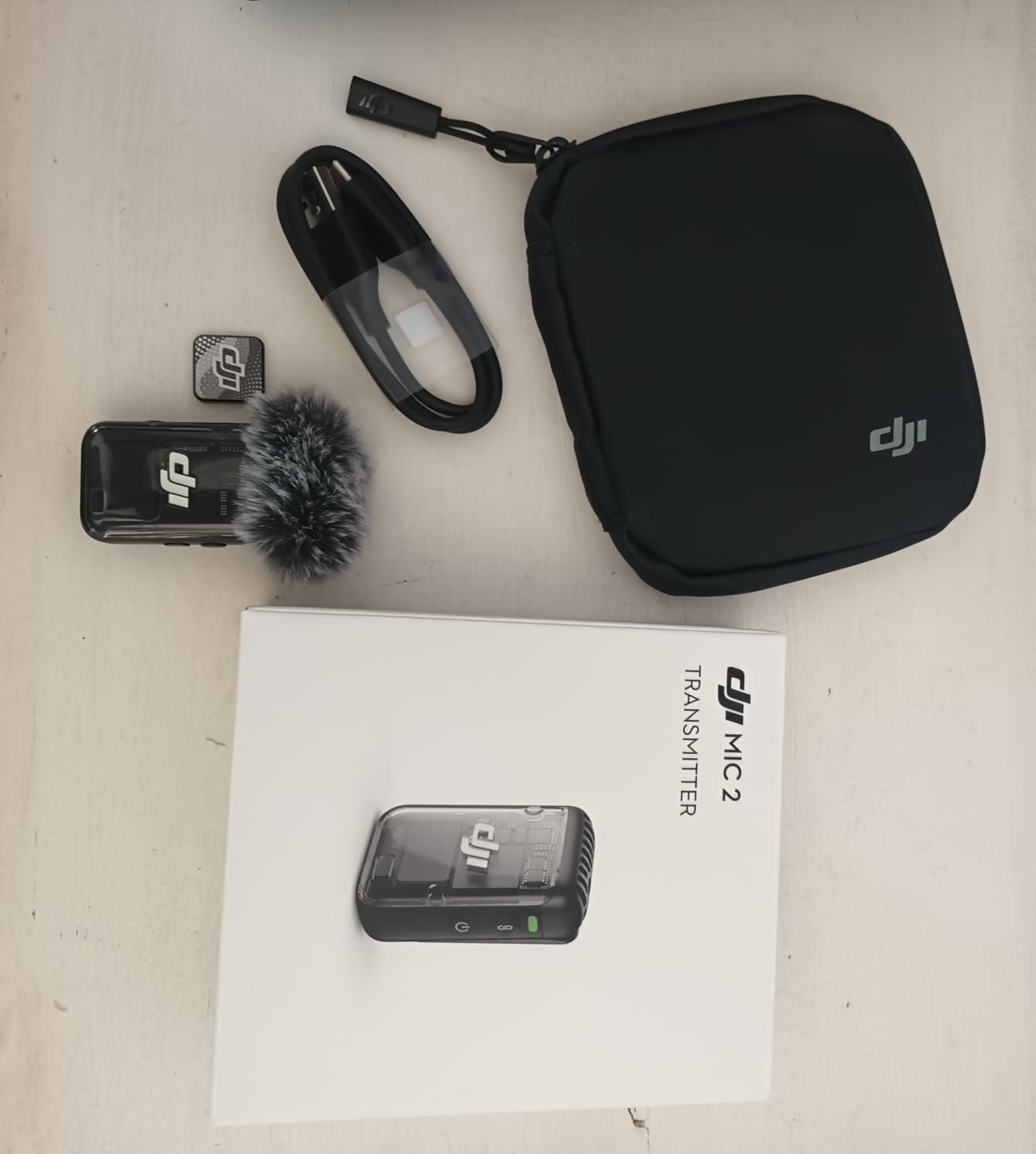DJI Mic 2 (2 TX + 1 RX + Charging Case), All-in-one Wireless Microphone | Noise Cancelling, 32-bit Float Internal Recording, 250m (820 ft.) Range, Mic for iphone, Android, Camera, Vlogs customer photo 1