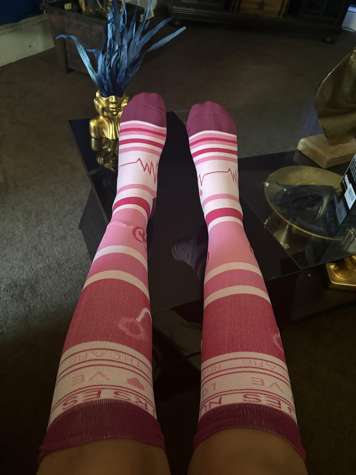 Aoliks Medical Compression Socks for Women & Men, Support Knee High Socks for Running,Nurses,Travel customer photo 2