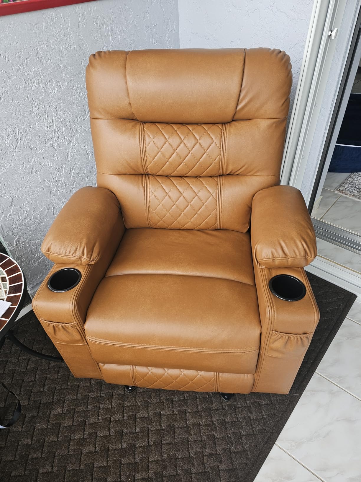 MCombo Zero Gravity Power Recliner Chair with Heat & Massage PR621 (Black) | 155° Zero Gravity, USB & Type-C Charging Ports, Cup Holders, FSC & OEKO Certified customer photo 1