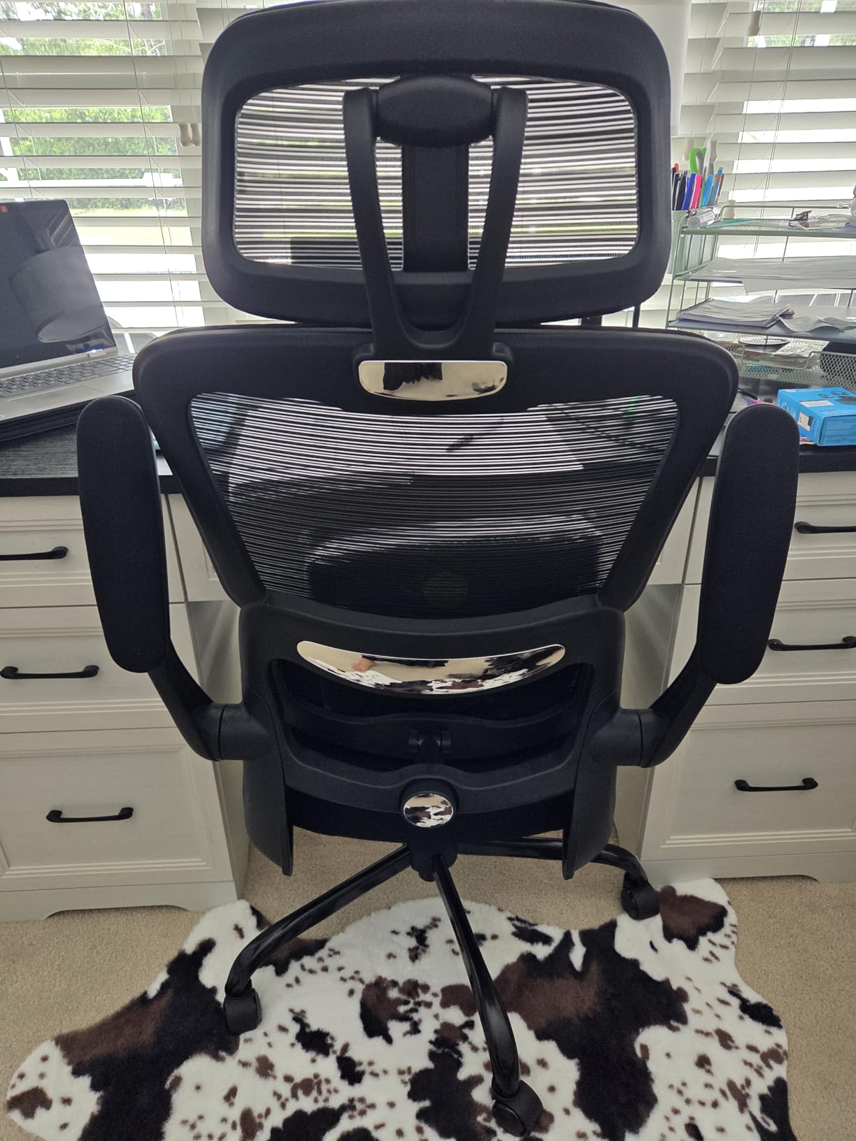 TRALT Office Chair Ergonomic Desk Chair - Gaming Chair with Lumbar Support | 330 LBS Home Office Desk Chairs with Headrest, Reading Chair with Flip-up Armrests, Comfortable Computer Chairs Black customer photo 1