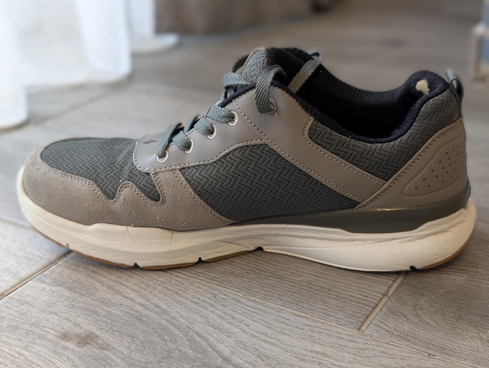 Walking Shoes for Men, Arch Support Mens Sneakers for Plantar Fasciitis | Orthopedic Shoes for Men, Non-Slip & Breathable Mesh Upper, Lightweight Cushioning Reduces Foot Fatigue for Daily Walking customer photo 2