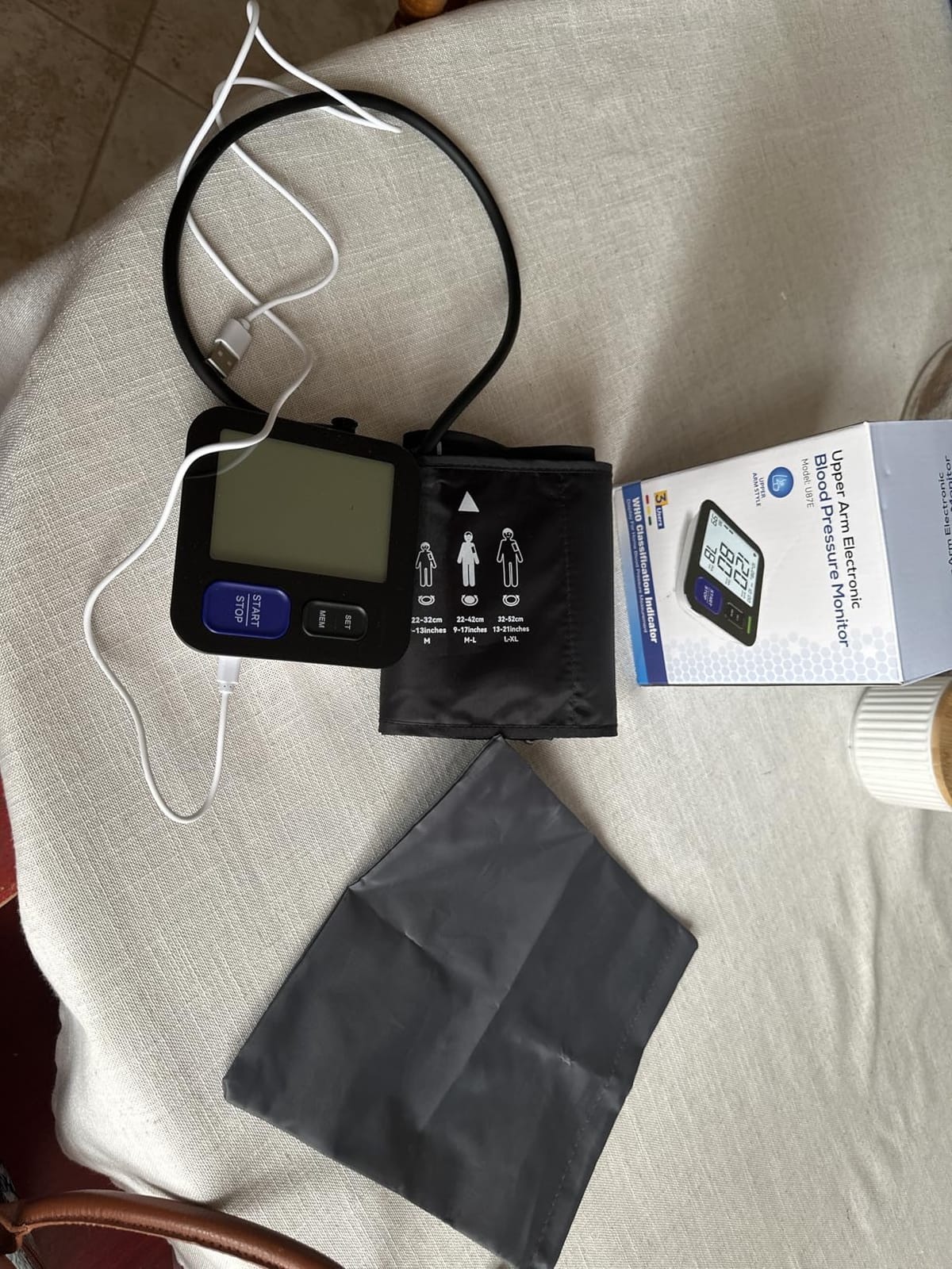 Blood Pressure Machine Upper Arm, 3 Size Cuffs, Small 7