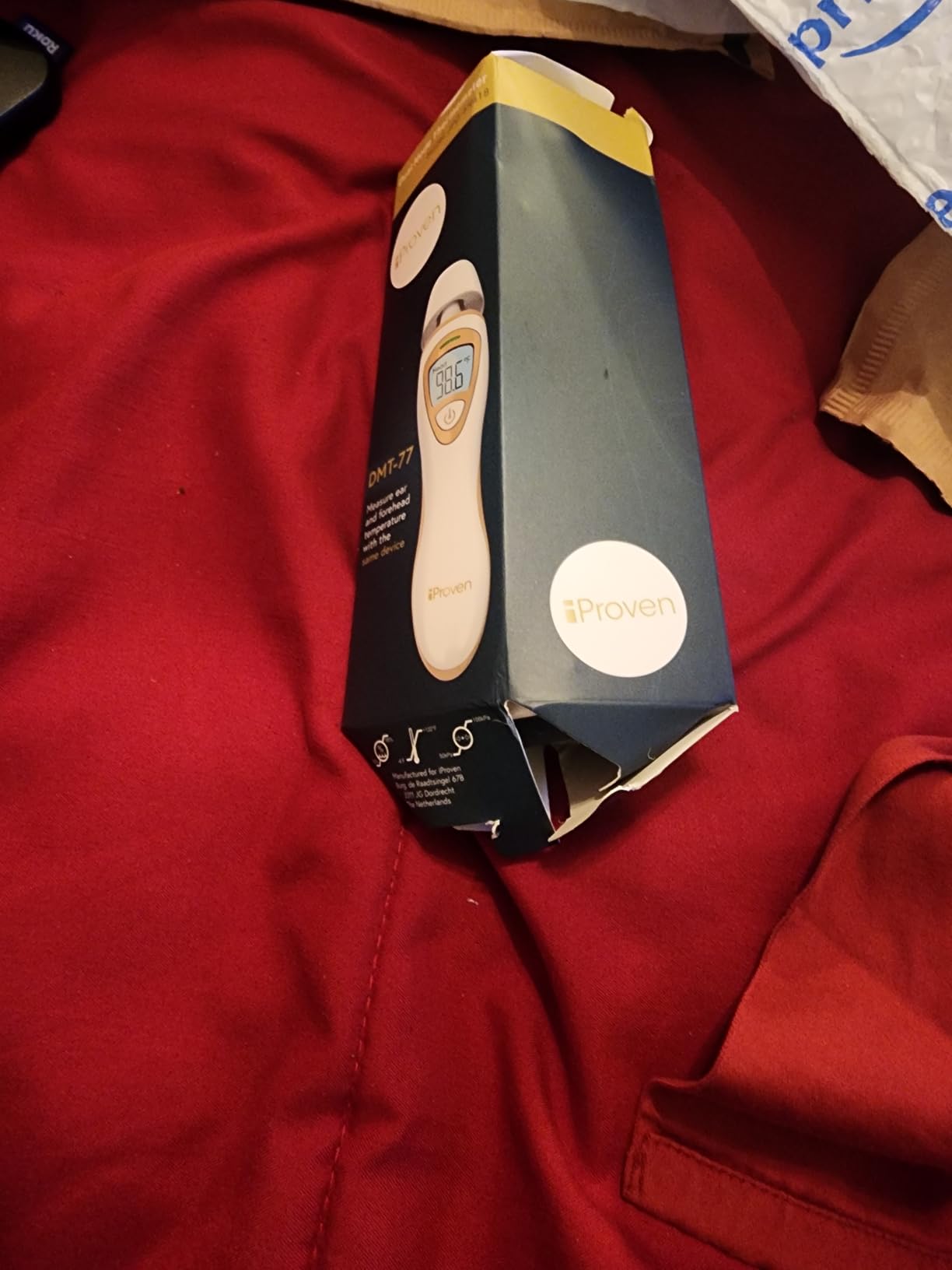 iProven Ear Thermometer with Non-Touch Forehead Function, Superior Accuracy | For Adults, Kids & Babies, Pro Series Premium Digital Thermometer customer photo 1