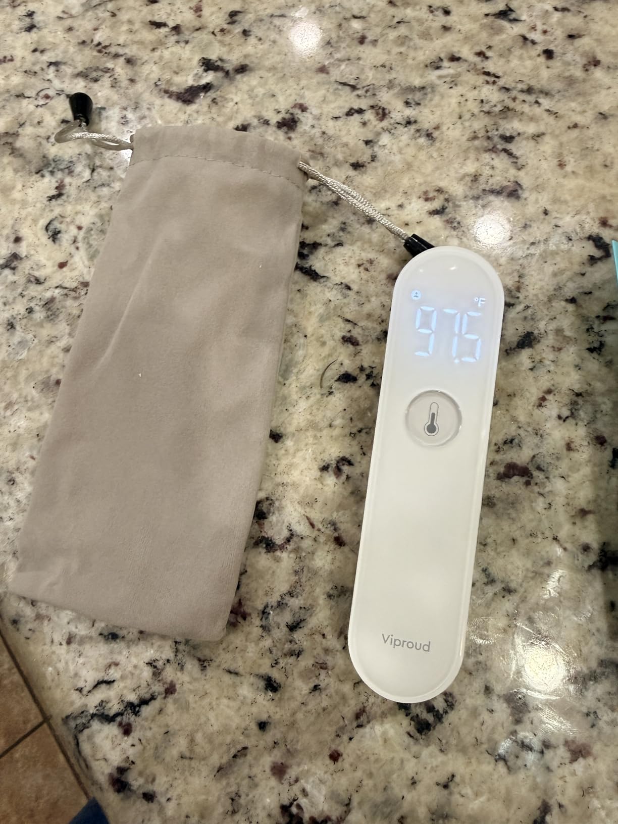 Viproud Thermometer for Adults and Kids, Fast Accurate Baby Thermometer | 1 second Result, Fever Alarm, Mute Mode, Body & Object Mode, 35 Memory Recall, Baby Essentials, Lifetime Support customer photo 1