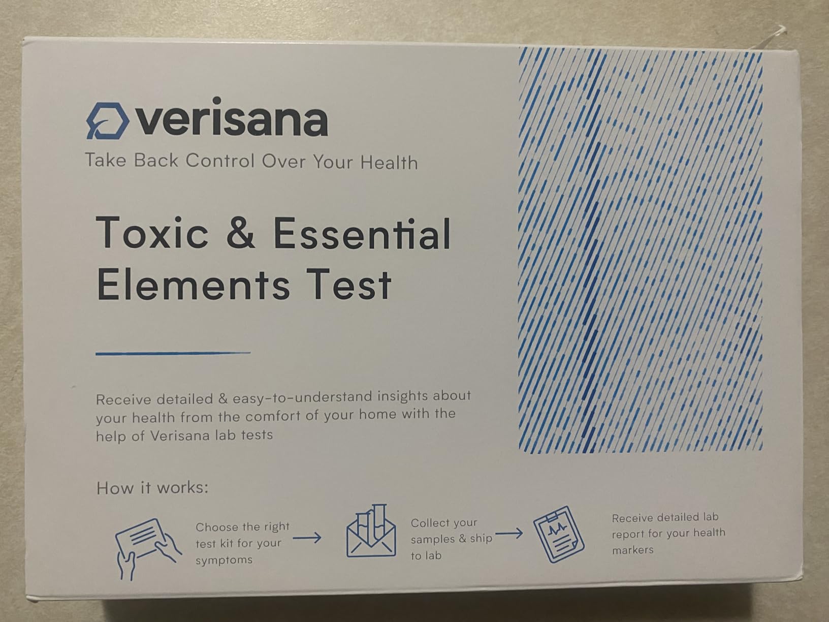 Toxic & Essential Elements Test - Urine Analysis for 8 Elements and Heavy Metals Including Mercury, Arsenic and Cadmium - Verisana customer photo 1