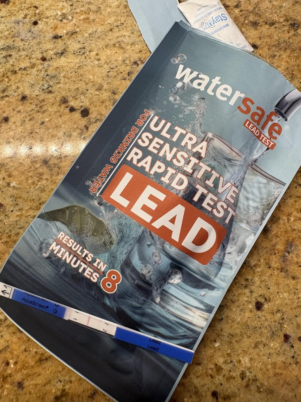 Watersafe Lead in Drinking Water Test Kit - EPA-Compliant & Lab-Verified 8-Minute Detection Below 5 PPB - Easy & Accurate DIY Home Testing for Tap & Well Water customer photo 2
