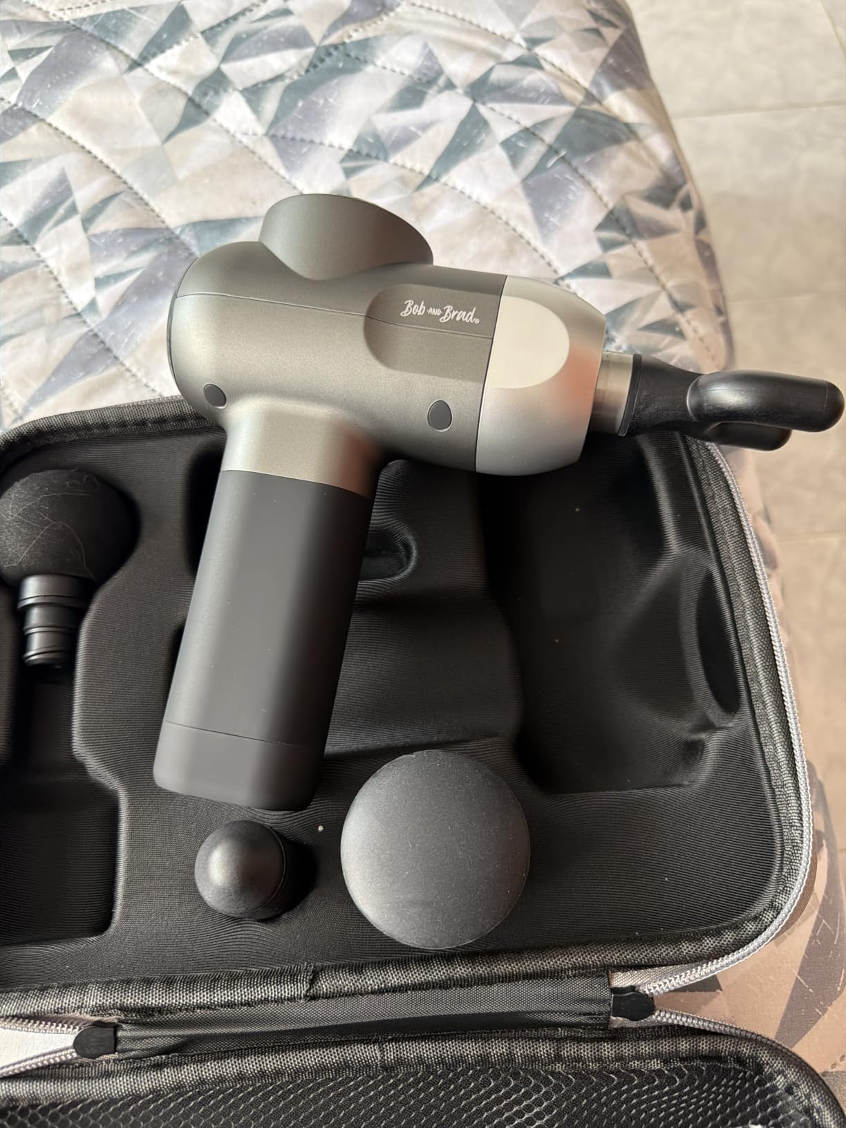 BOB AND BRAD C2 Pro Massage Gun with Heat and Cold Therapy, FSA Eligible & HSA Approved, PT-Developed Deep Tissue Back Massager for Athletes, Men & Women - Birthday & Holiday Gifts customer photo 2