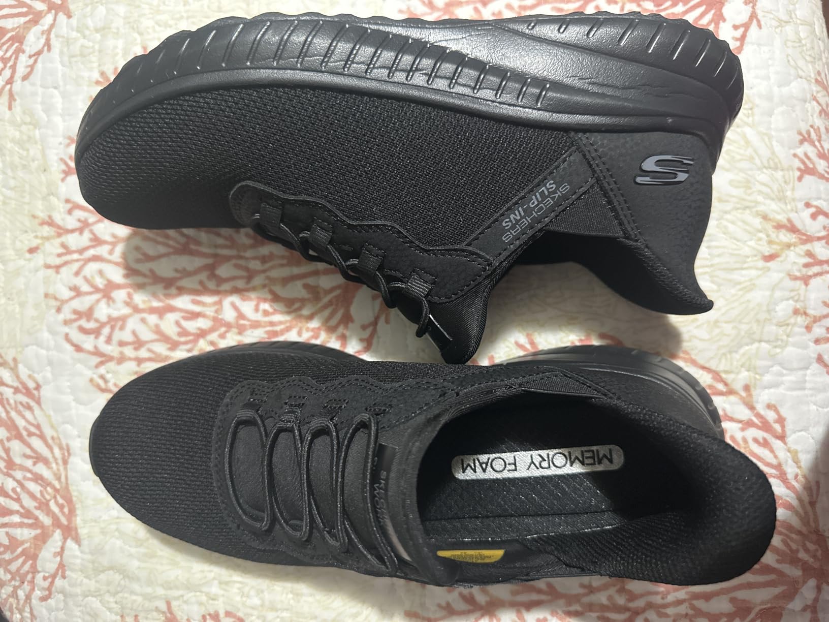 Skechers Women's Squad Chaos Jasul - Work, Slip-ins, Slip Resistant, Electrical Hazard, Air-Cooled Memory Foam customer photo 1