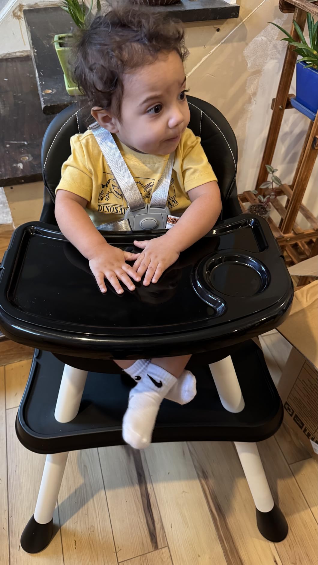 UNISWAN 6 in 1 Baby High Chair, Highchair for Babies and Toddlers | Convertible Highchair, Booster Seat, 5-Point Harness, Kids Learning Table & Chair customer photo 1