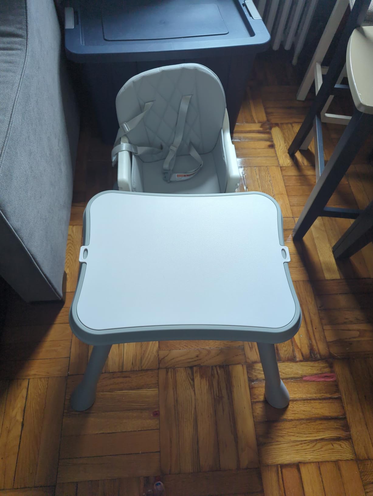 UNISWAN 6 in 1 Baby High Chair, Highchair for Babies and Toddlers | Convertible Highchair, Booster Seat, 5-Point Harness, Kids Learning Table & Chair customer photo 2