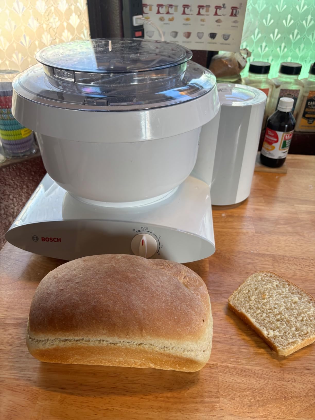 Bosch Universal Plus Stand Mixer 500 Watt, 6.5 Quarts with Wire Whips, Dough Hook & NutriMill Dough Hook Extender Bundle customer photo 1
