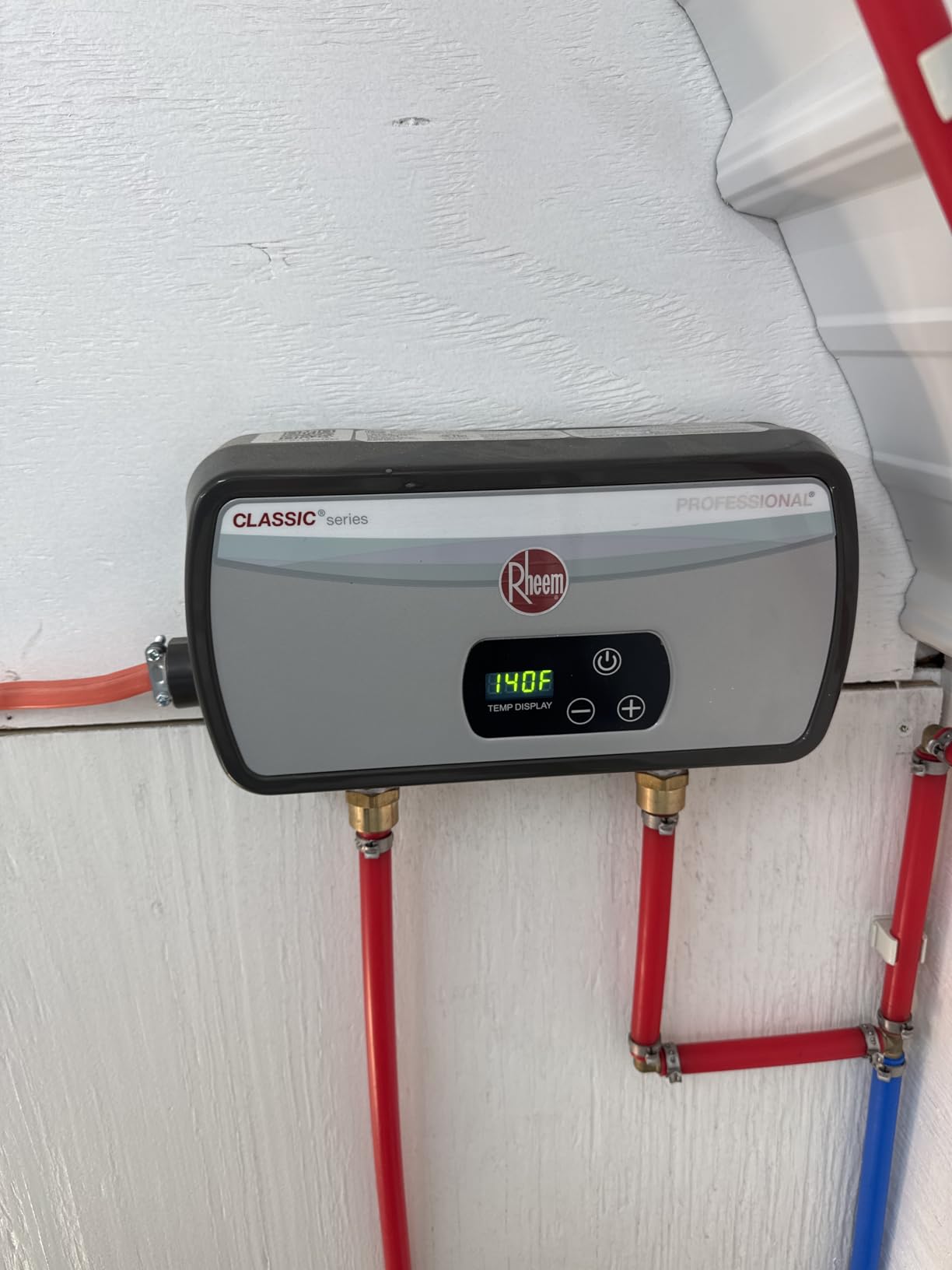 Rheem 6.5kW 240V Point of Use Thermostatic Tankless Electric Water Heater customer photo 1