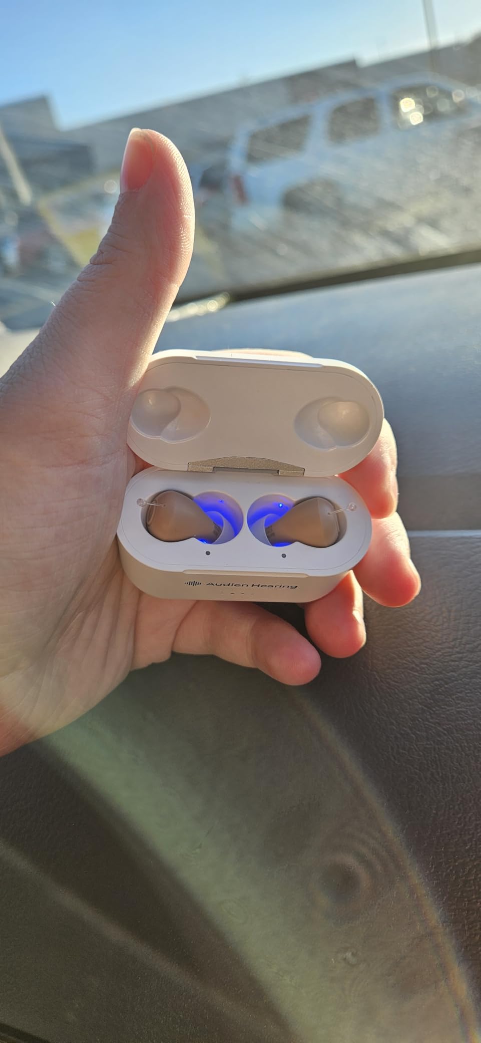 Audien Atom Pro 2 OTC Hearing Aids for Seniors & Adults | Wireless, Rechargeable, Nearly Invisible, Premium Comfort Design, UV Sanitizing Technology, Sound Check Included customer photo 2