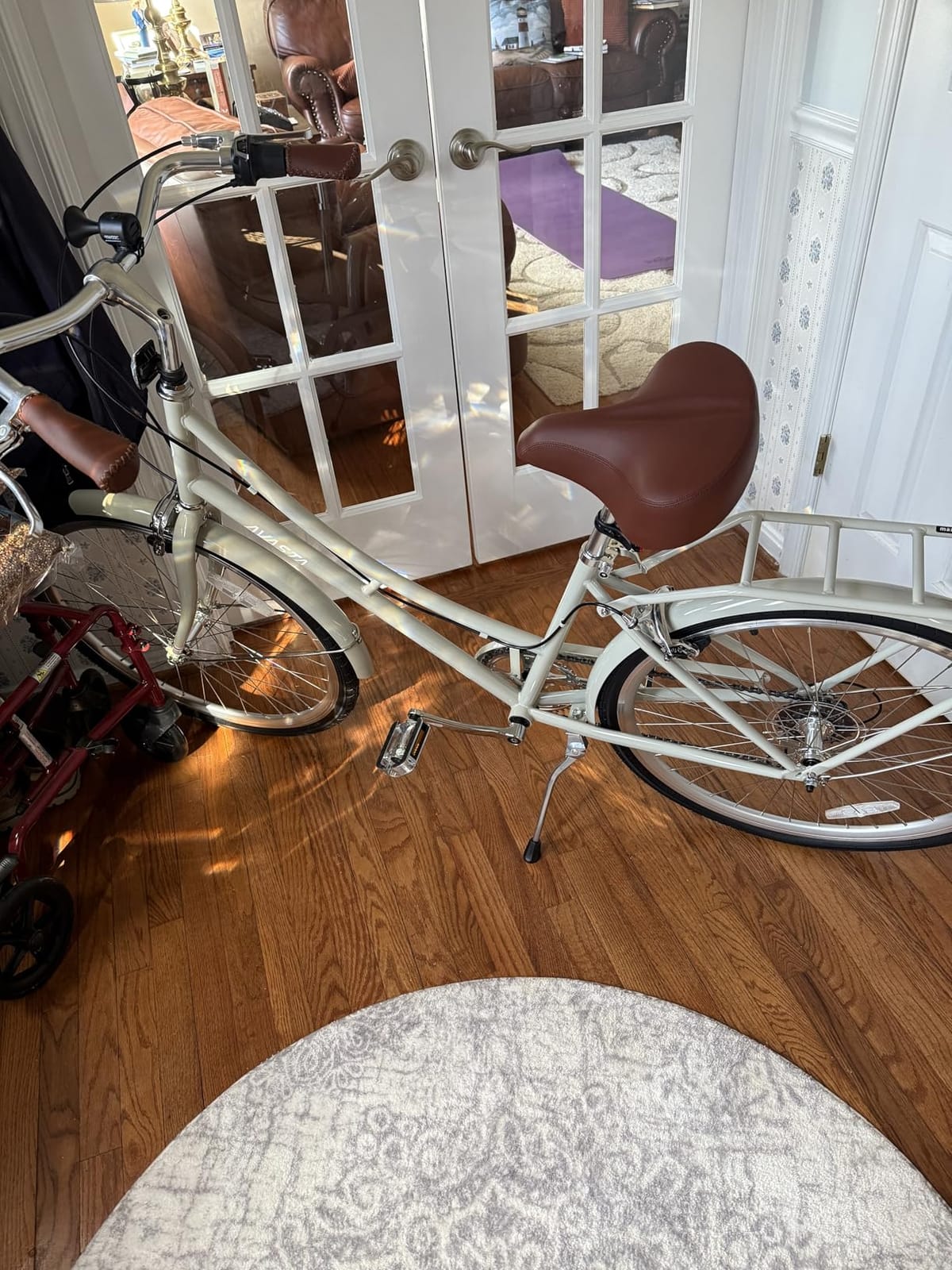 AVASTA Vela 26 Inch Women Female Hybrid Bike, Dual V-Brake, Wide Saddle, Step-through Frame with Smooth 6-Speed for Comfortable Commuting customer photo 1