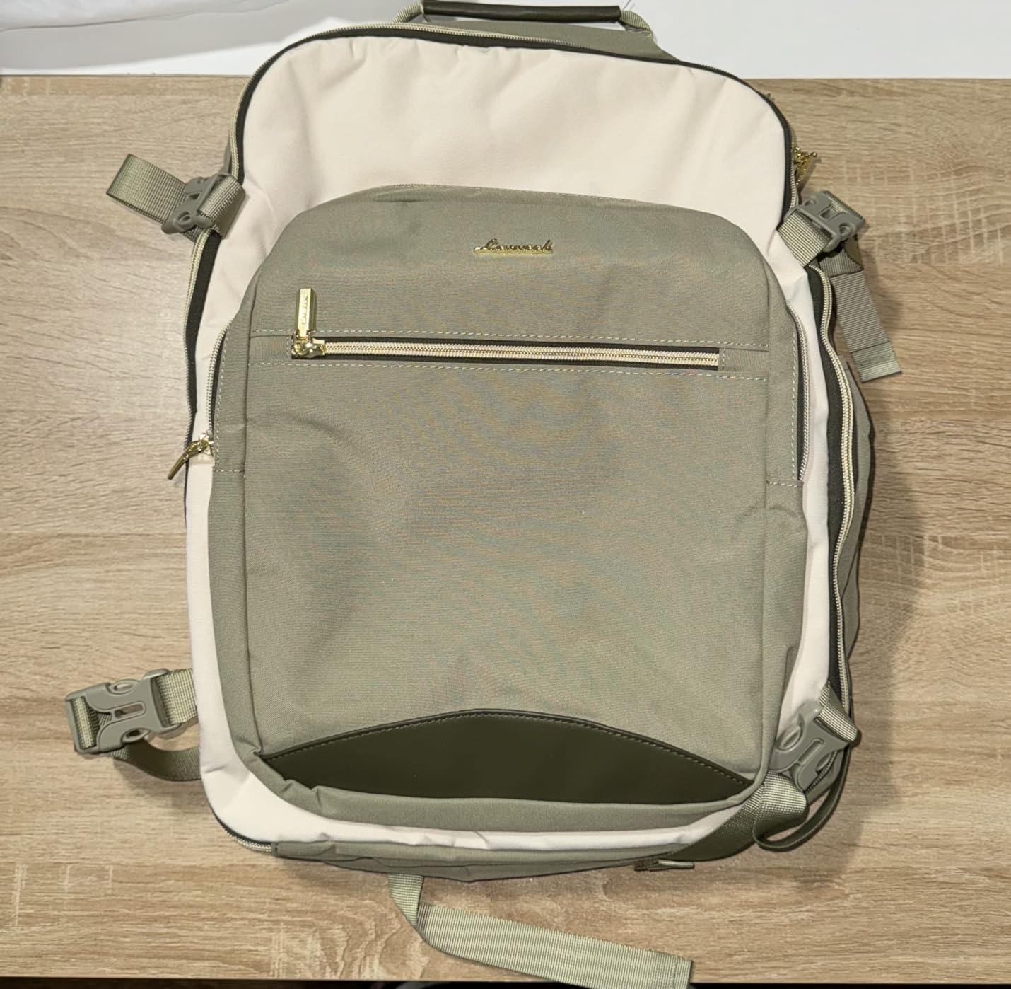 LOVEVOOK 40L Travel Backpack for Women & Men, Airline Approved Carry On Luggage with 3 Packing Cubes, TSA Overnight Bags, Waterproof Personal Item Bag customer photo 1