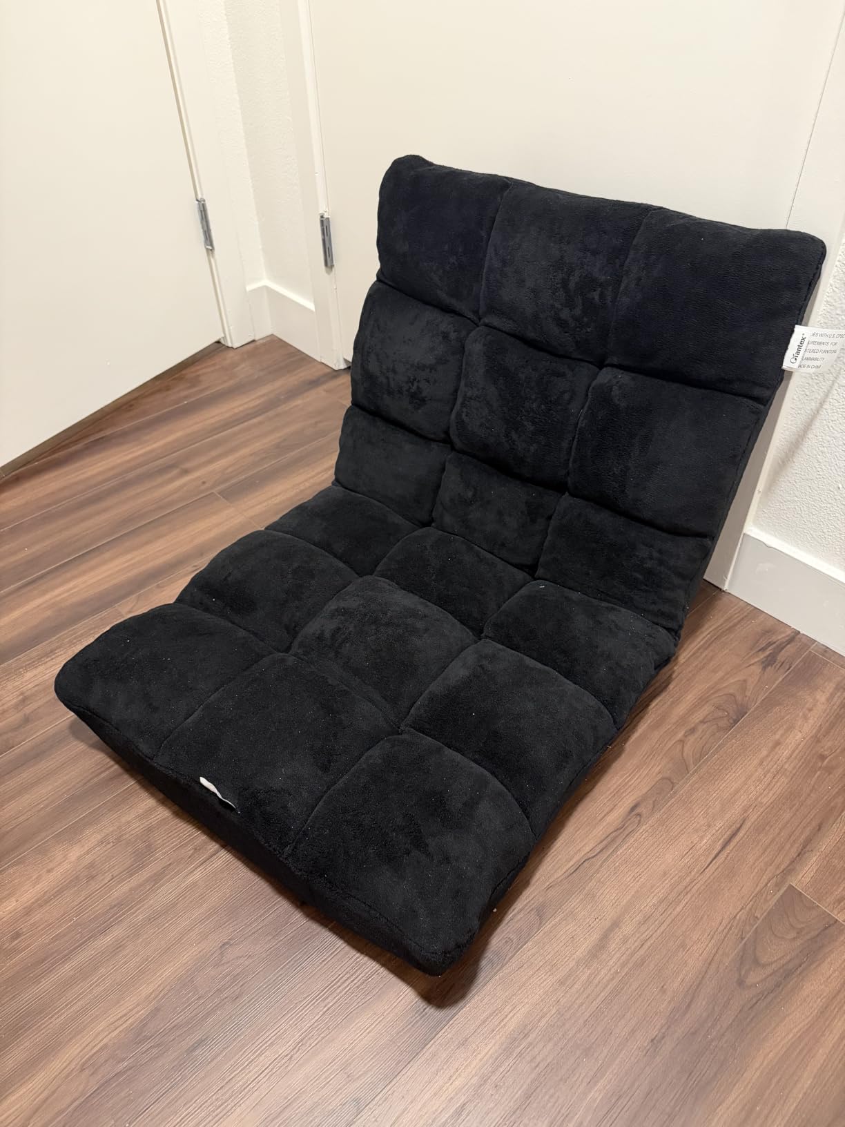 Memory Foam Floor Chair with 14-Poistion Adjustable Back Support | Foldable Reading Gaming Chair Recliner with Steel Frame, Padded Floor Seat for Adults, Kids (Tan) customer photo 1