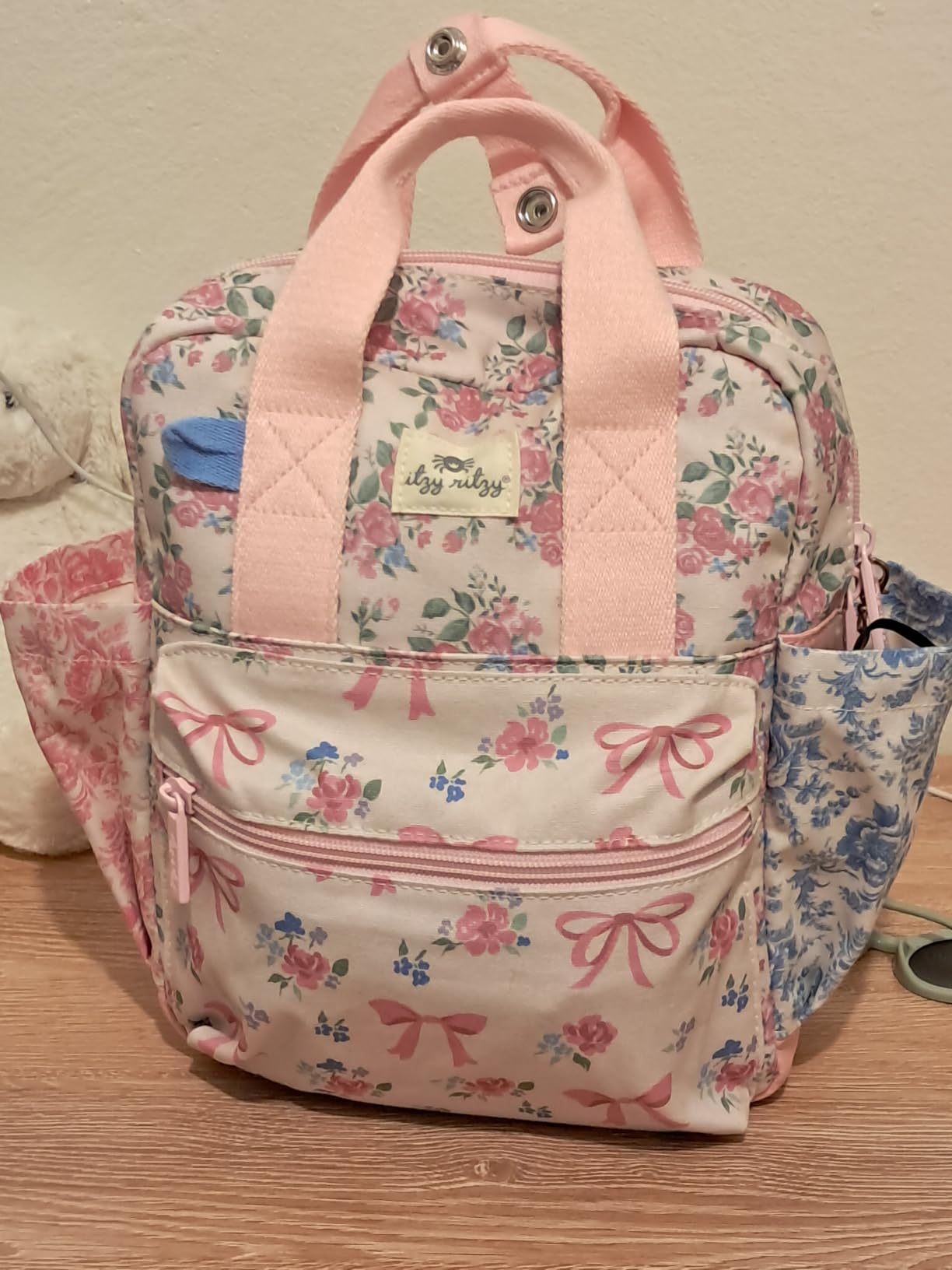 Itzy Ritzy Toddler Backpack, Daycare Bag w/Spacious Interior, Checkerboard customer photo 1
