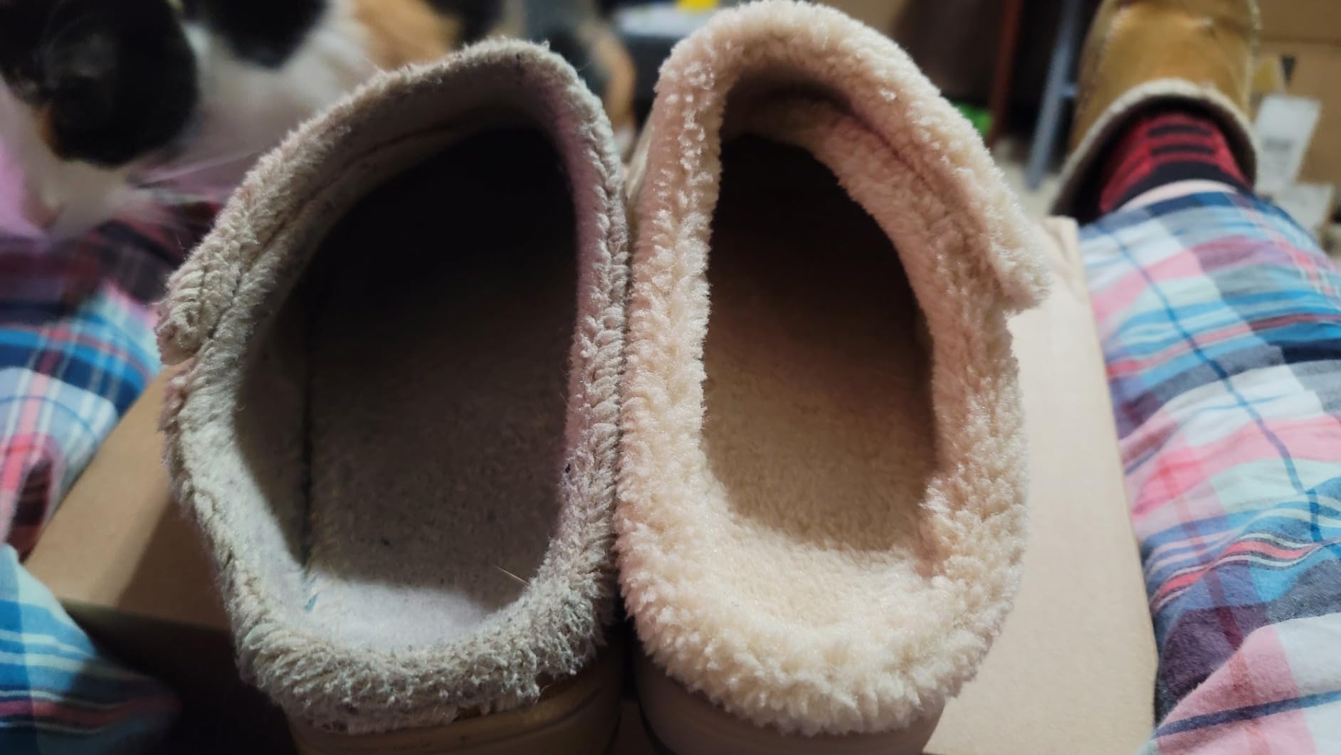 Orthofeet Charlotte Orthopedic Women's Slippers | Hands Free, Adjustable, Slip-On Faux Fur Supportive House Shoes with Arch Support, Comfortable Cushioning, Wide Toe Box customer photo 2