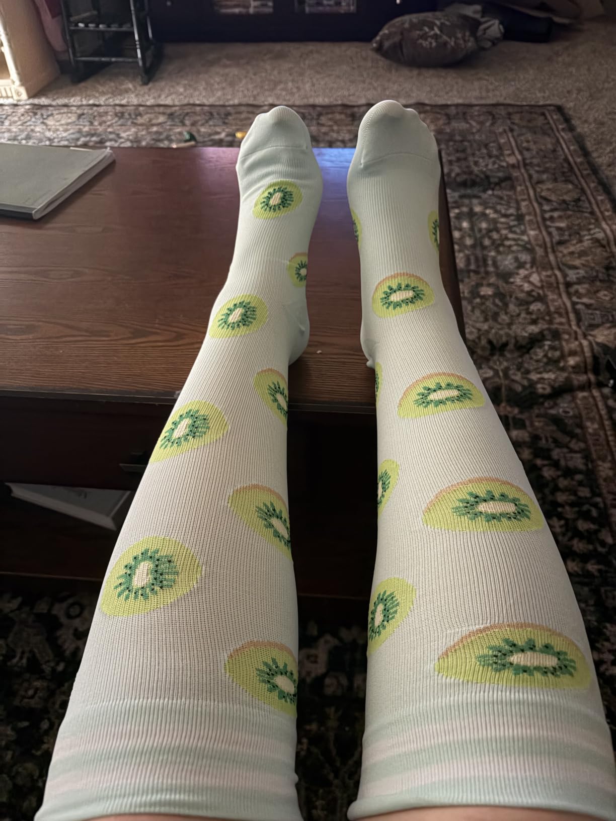 fenglaoda Compression Socks for Women Men Support Circulation 6 Pairs Socks For Nurse, Travel, Flight customer photo 2