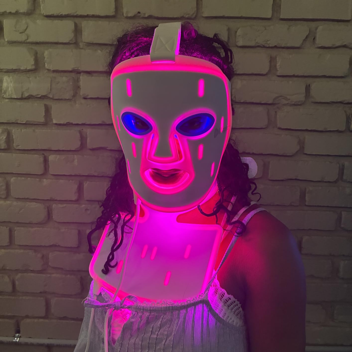 LifePro Revitaglow Red Light Therapy Mask - Triple Chip LED Face Mask | Red Light Therapy for Face - 3 to 5 Modes Red & Blue LED Face Mask - For Daily Skin Wellness and Comfort customer photo 1