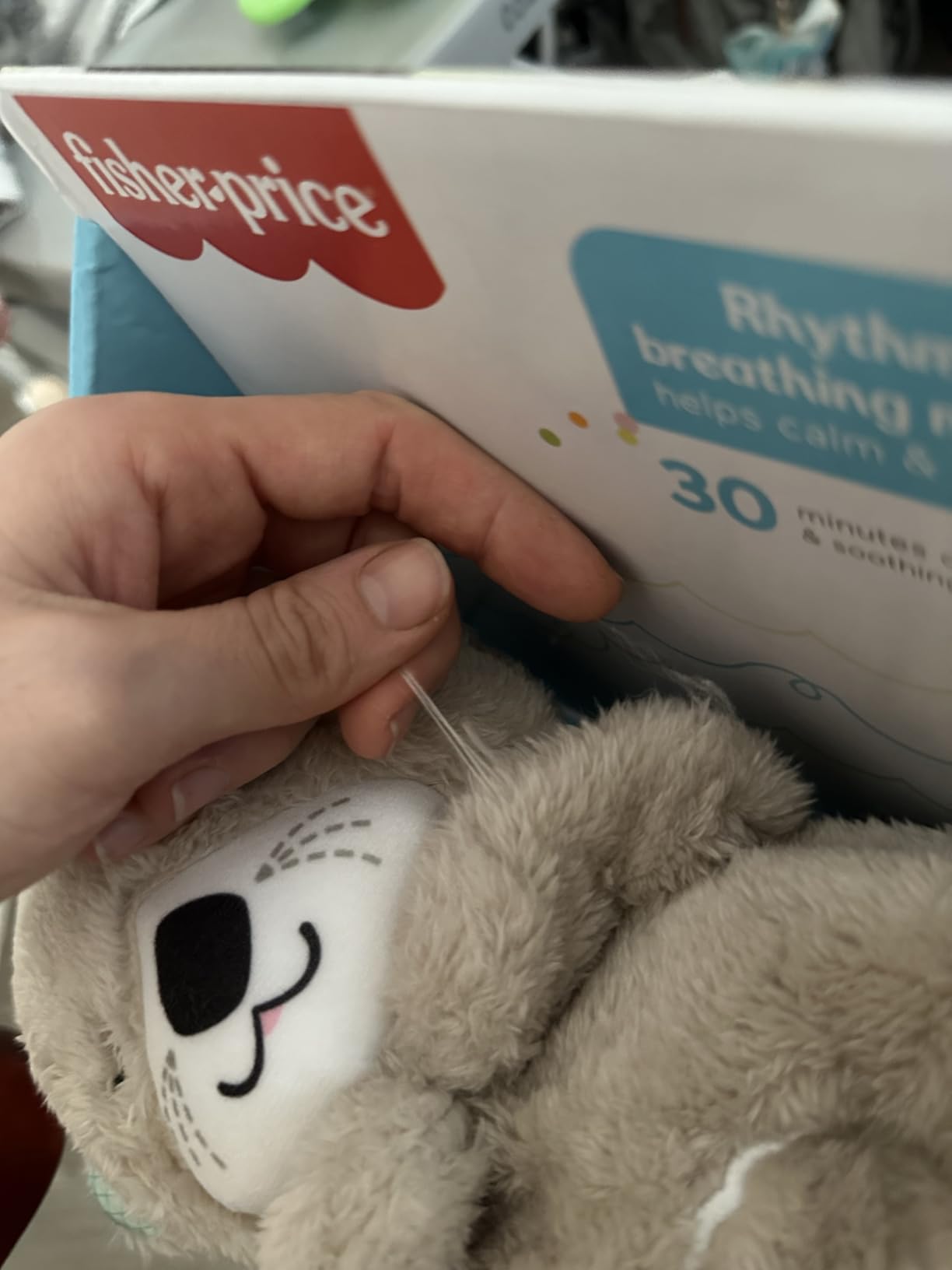 Fisher-Price Soothe & Settle Bunny Baby Toy, Ages 0+ Months customer photo 2