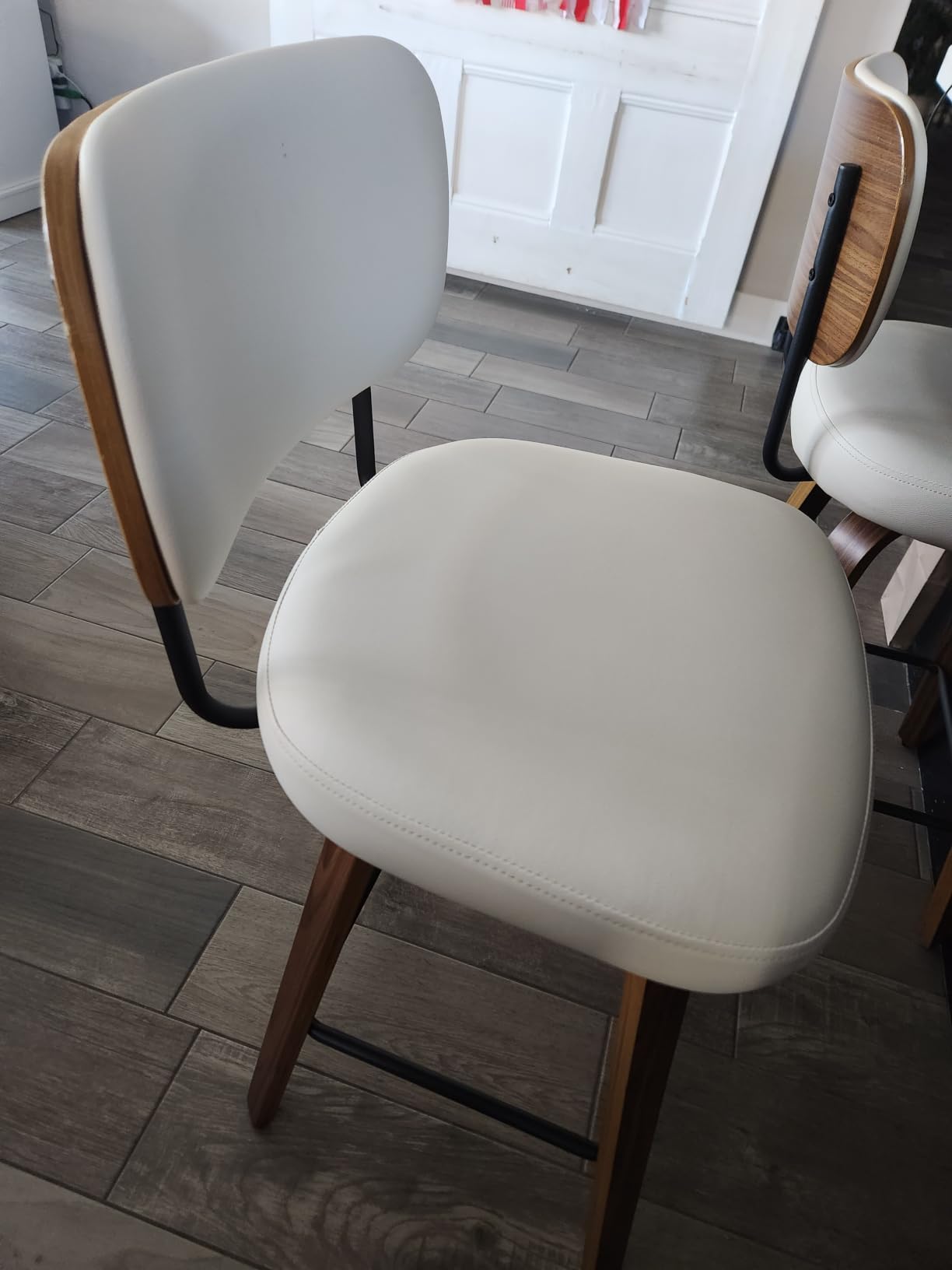 Bekrvio Swivel Counter Height Bar Stools Set of 4, 26