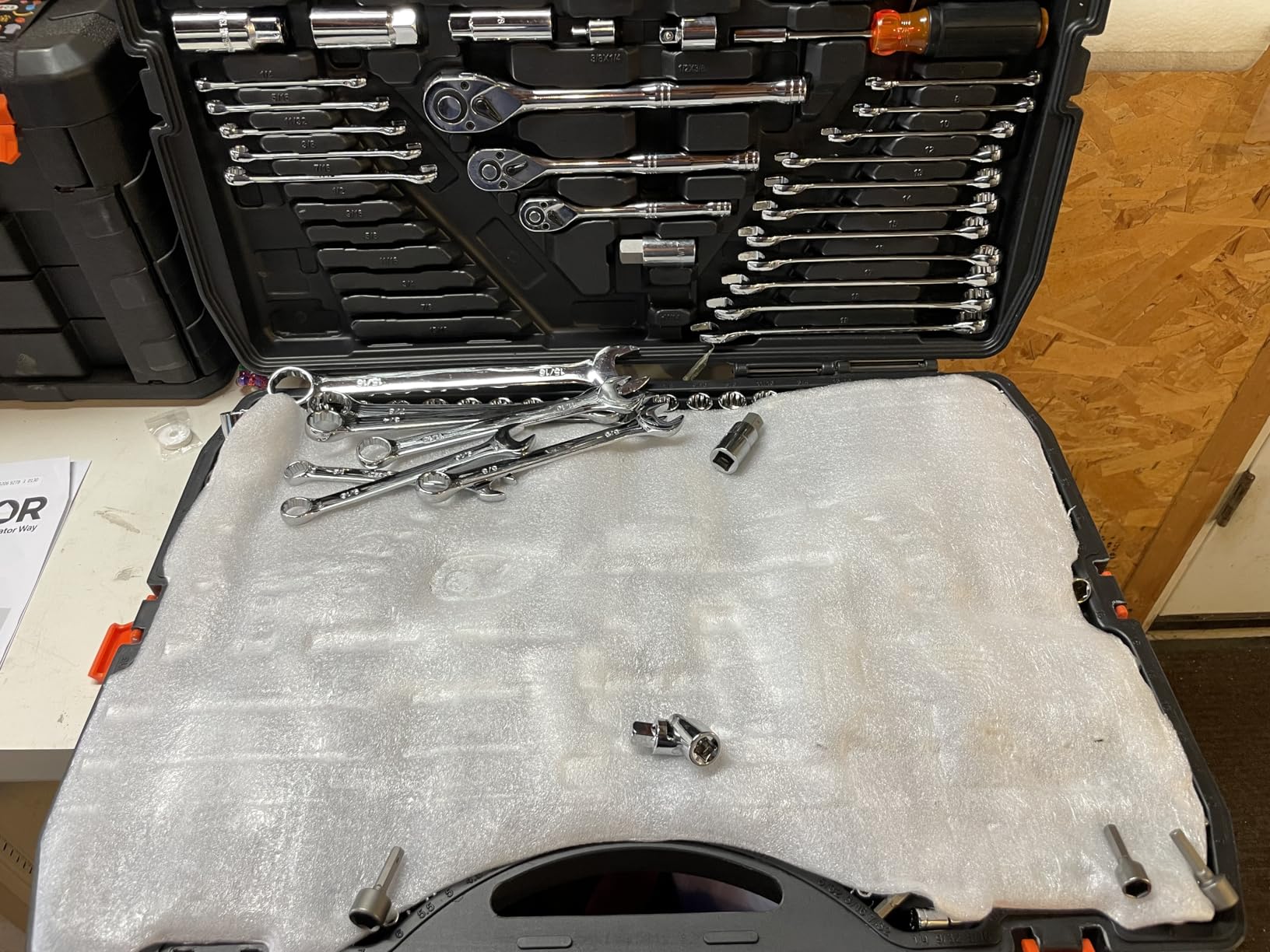 VEVOR Mechanics Tool Set and Socket Set, 1/4